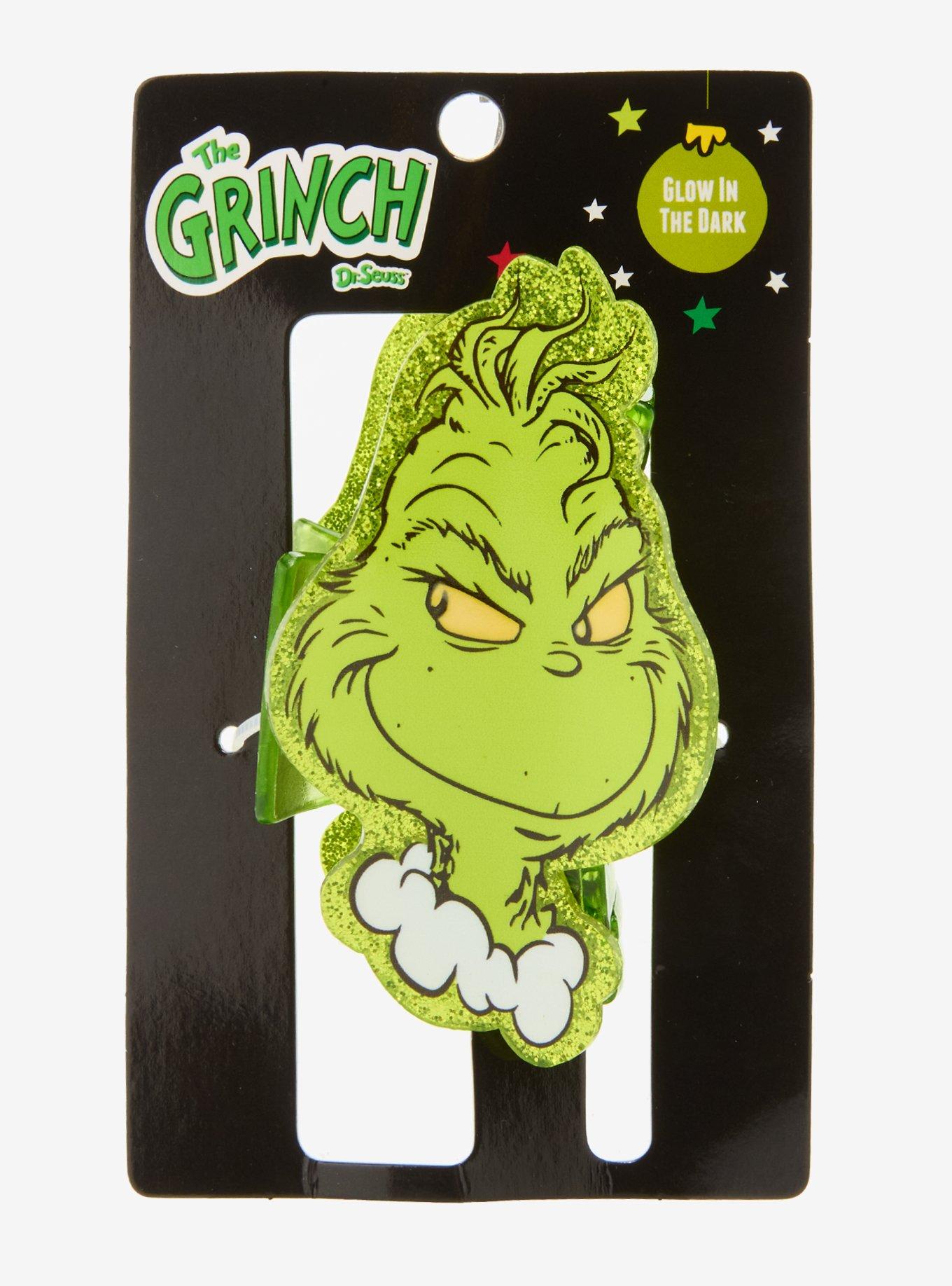 Dr. Seuss How The Grinch Stole Christmas! Glow-In-The-Dark Claw Hair Clip, , hi-res