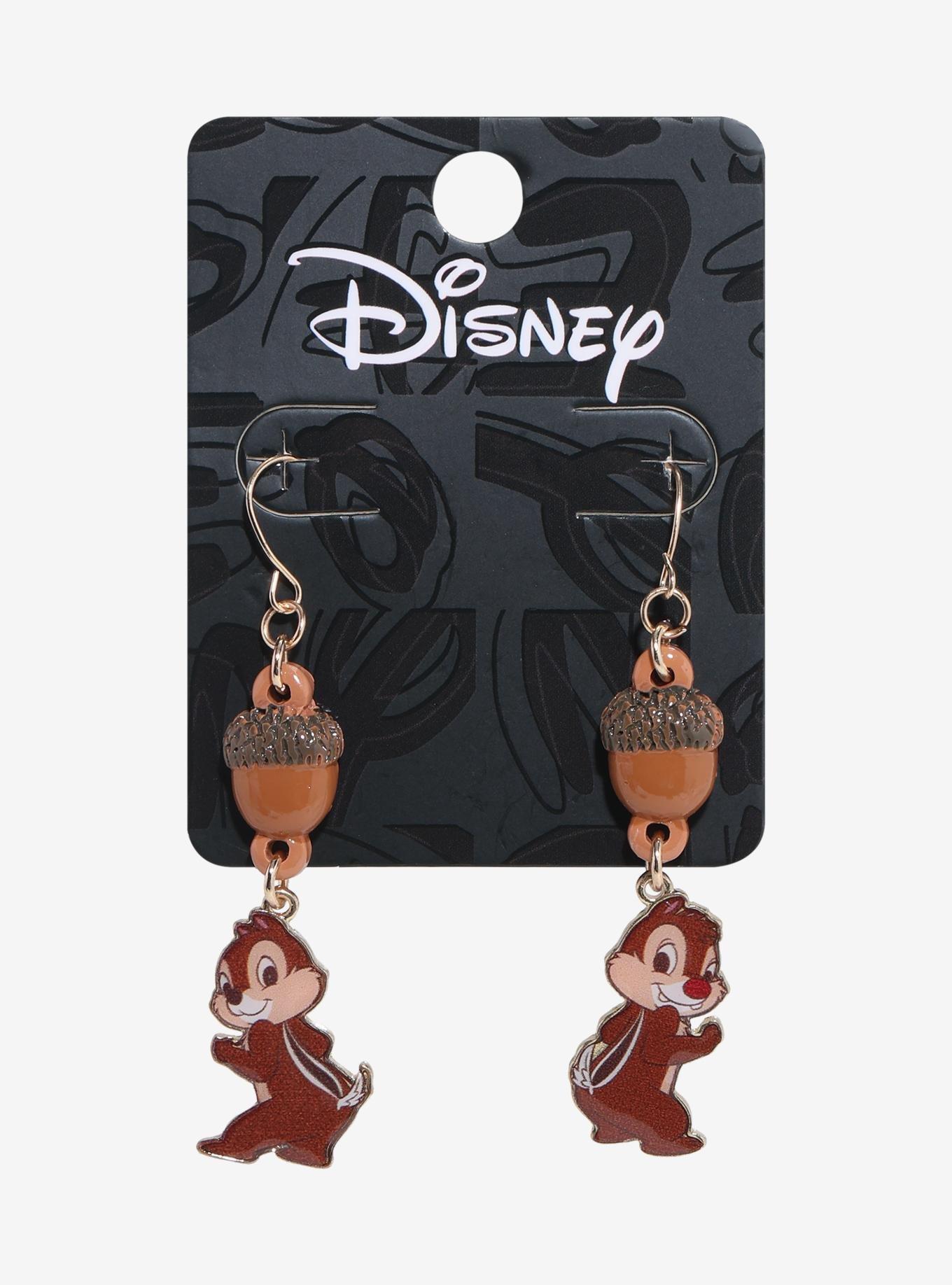 Disney Chip 'N' Dale Acorn Mismatch Earrings, , hi-res