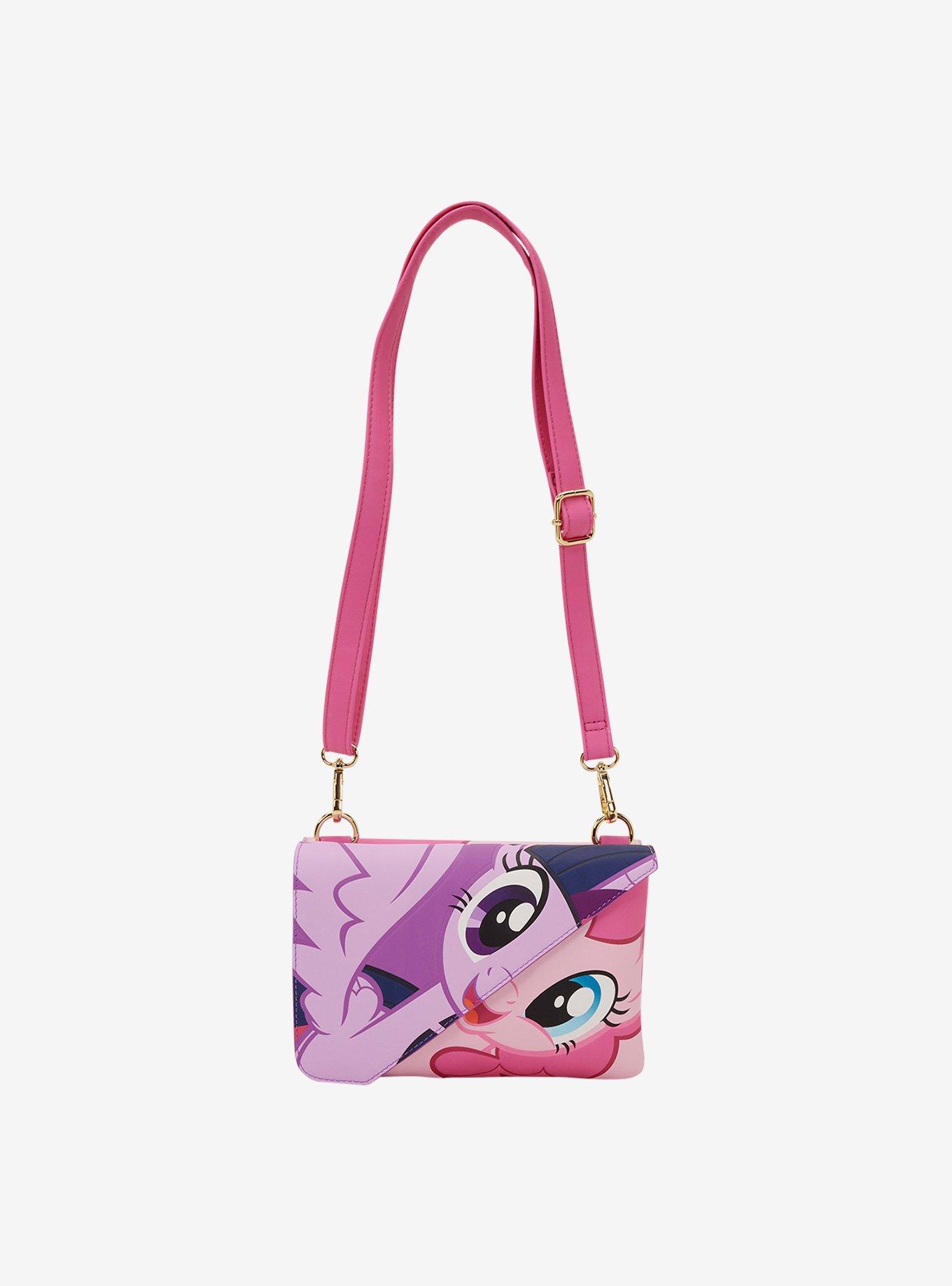 Loungefly My Little Pony Twilight Sparkle & Pinkie Pie Split Crossbody Bag, , hi-res