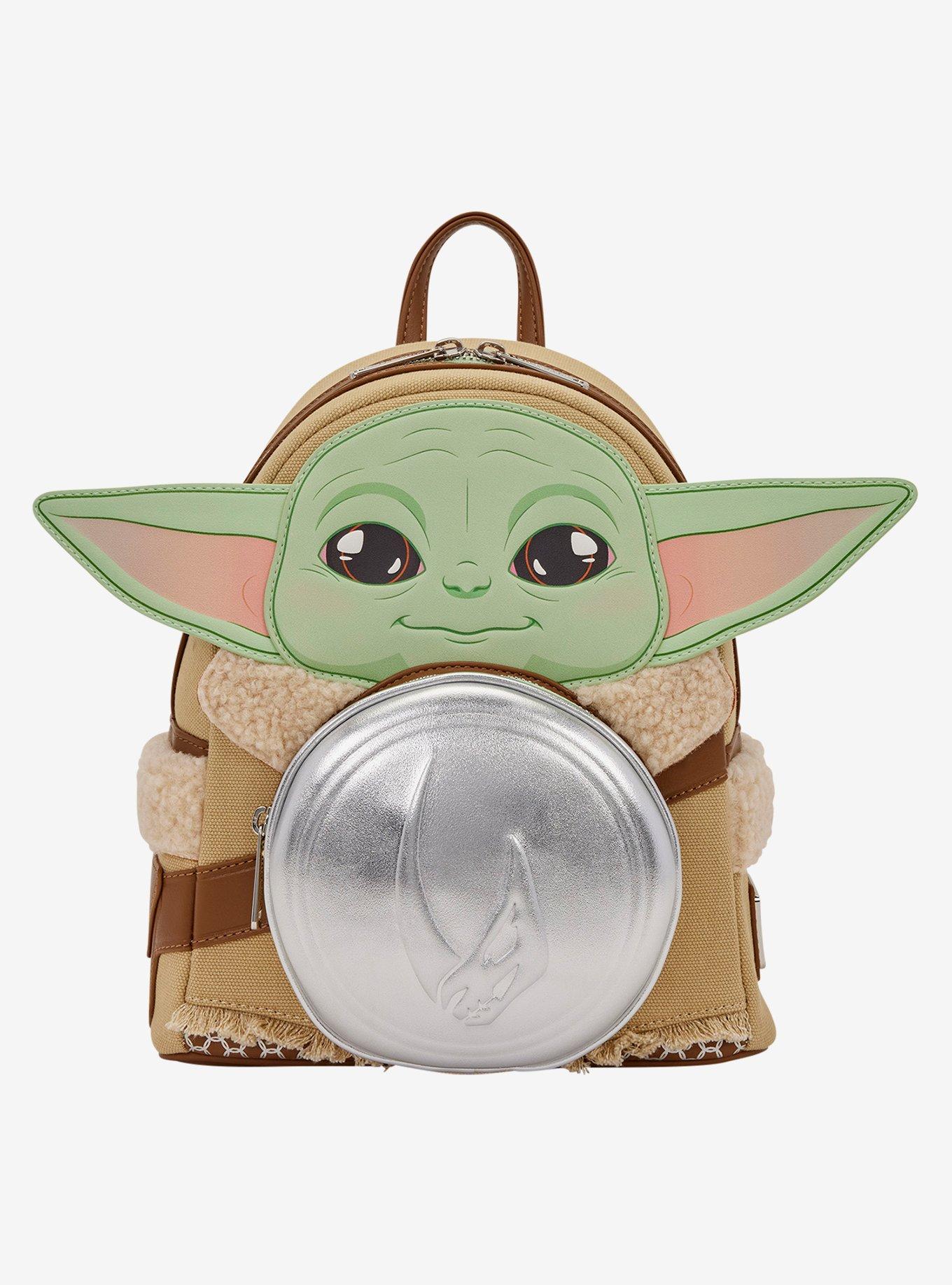 Loungefly Star Wars The Mandalorian Grogu & Armor Figural Mini Backpack, , hi-res