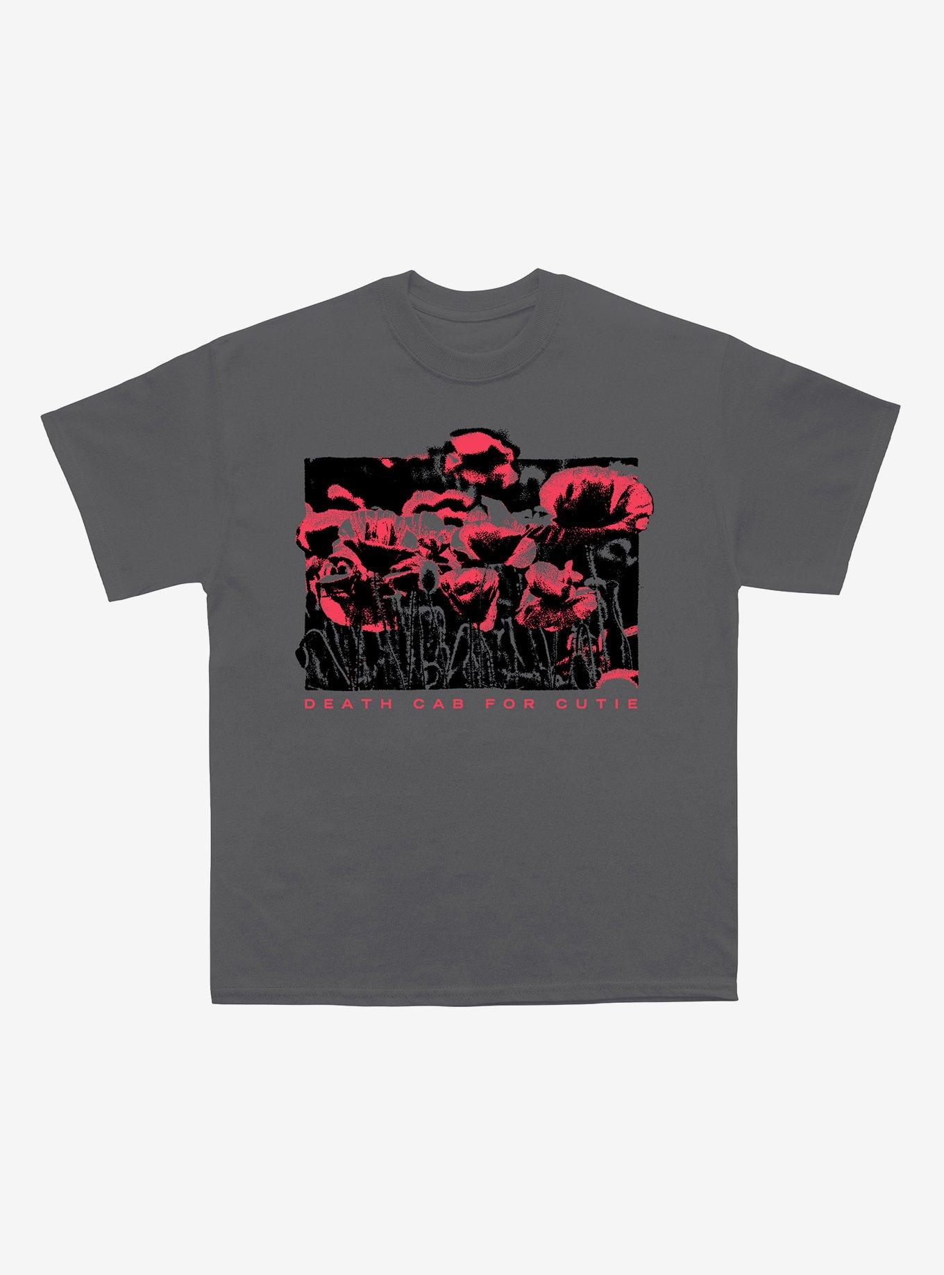 Death Cab For Cutie Red Flowers T-Shirt, , hi-res