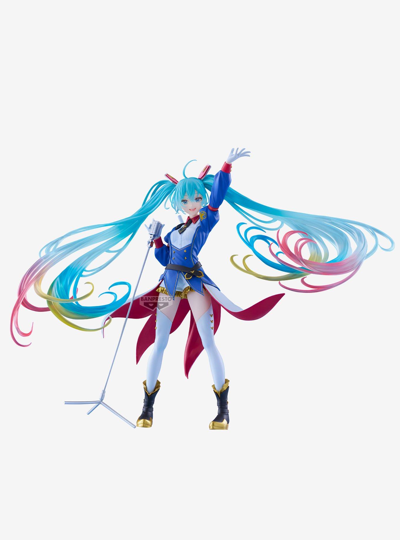 45周年GUNDAM x MIKU 初音ミク フィギュア 6体セット Banpresto Gundam 45th X Hatsune Miku Collaboration Figure | Hot Topic
