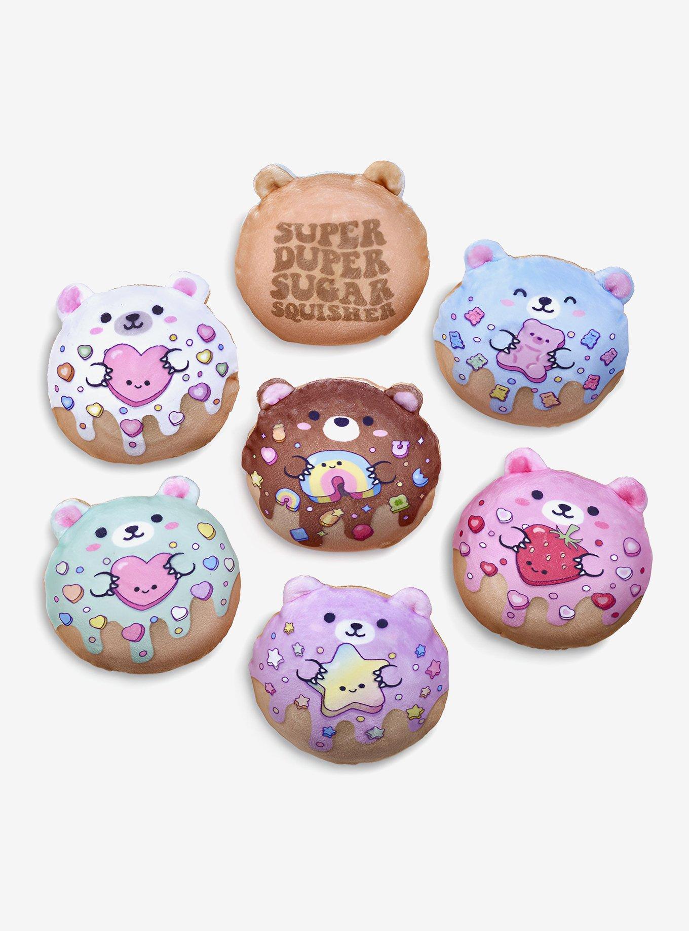 Super Duper Sugar Squishers Sugar Bear Donut Assorted Squishy Plush, , hi-res