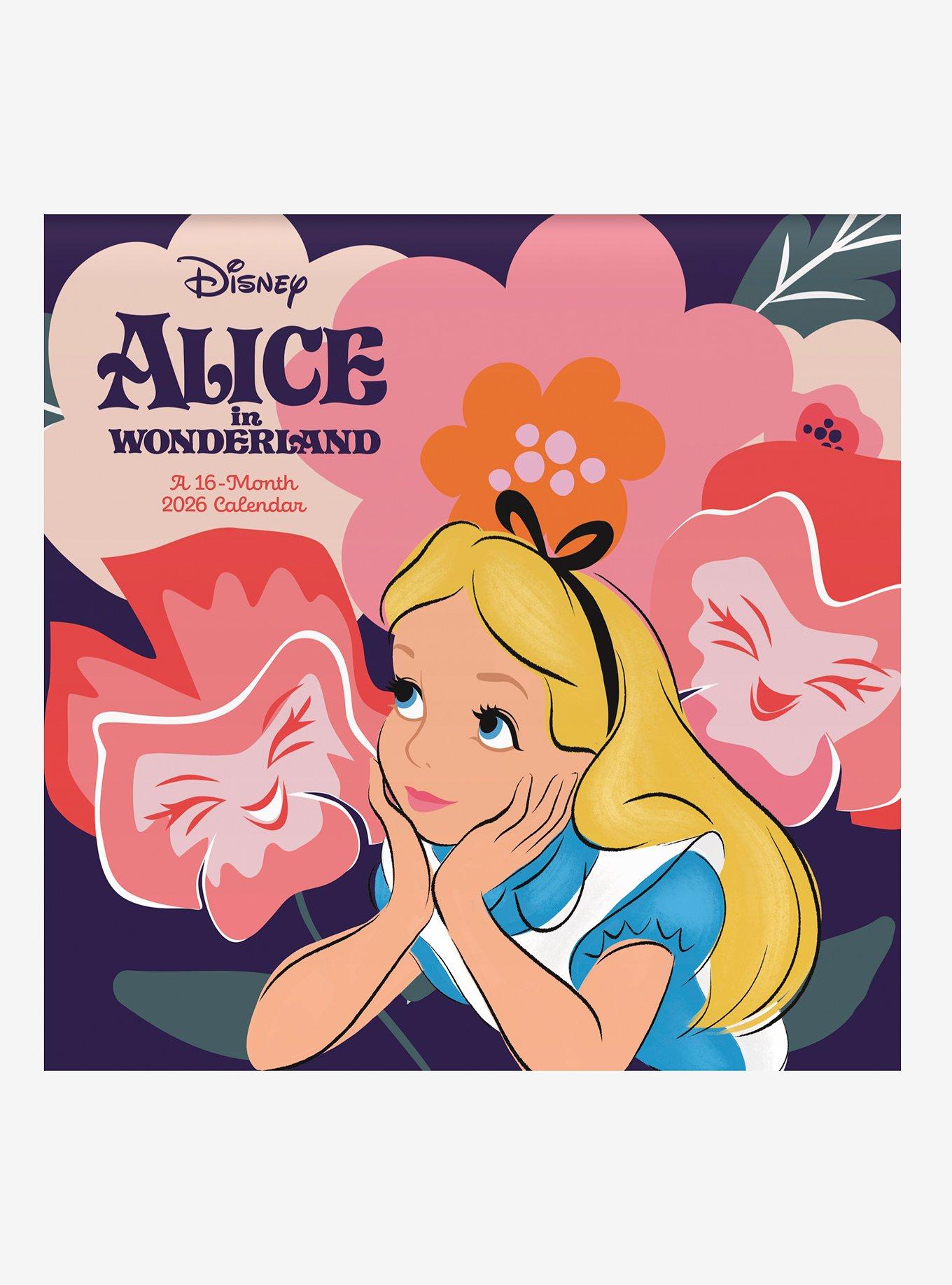 Disney Alice In Wonderland September 2025 - December 2026 Calendar, , hi-res