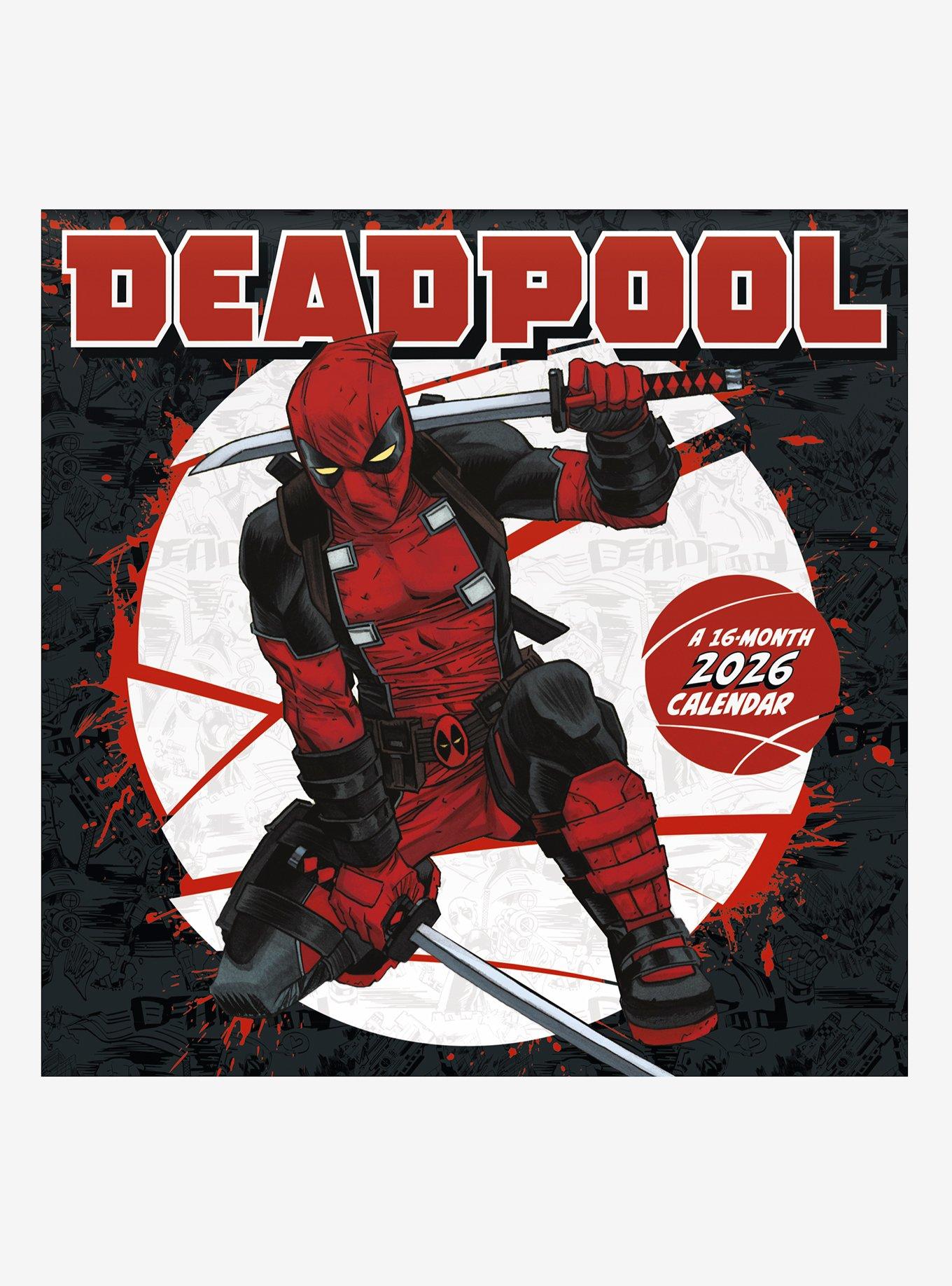 Marvel Deadpool September 2025 - December 2026 Calendar, , hi-res