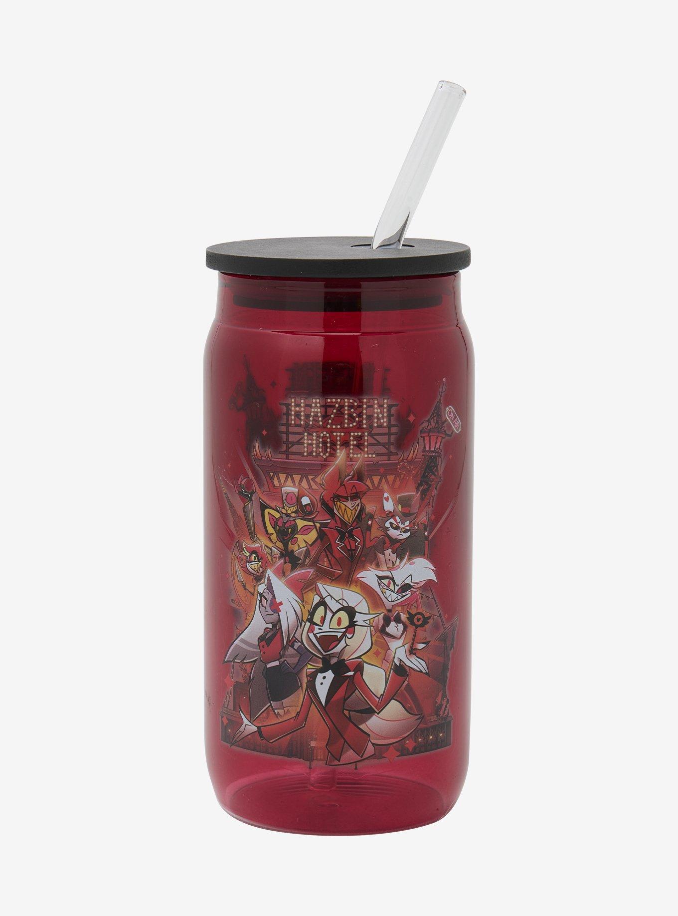Hazbin Hotel Group Glass Cup, , hi-res