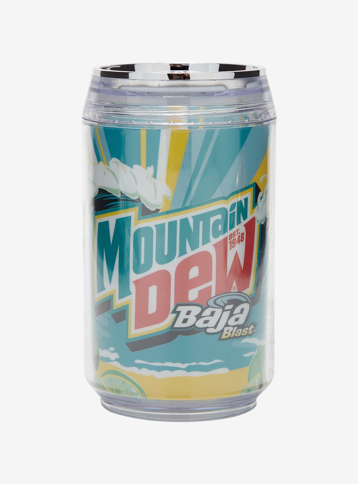 Mountain Dew Baja Blast Soda Can Water Bottle, , hi-res