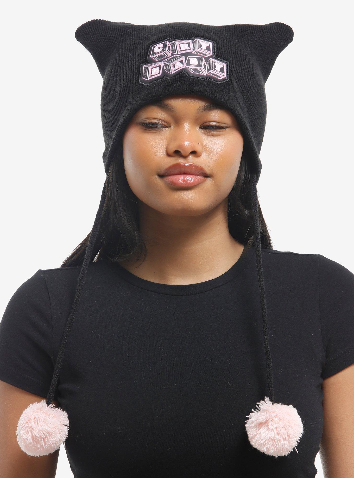Melanie Martinez Cry Baby Subtle Ear Tassel Beanie, , hi-res