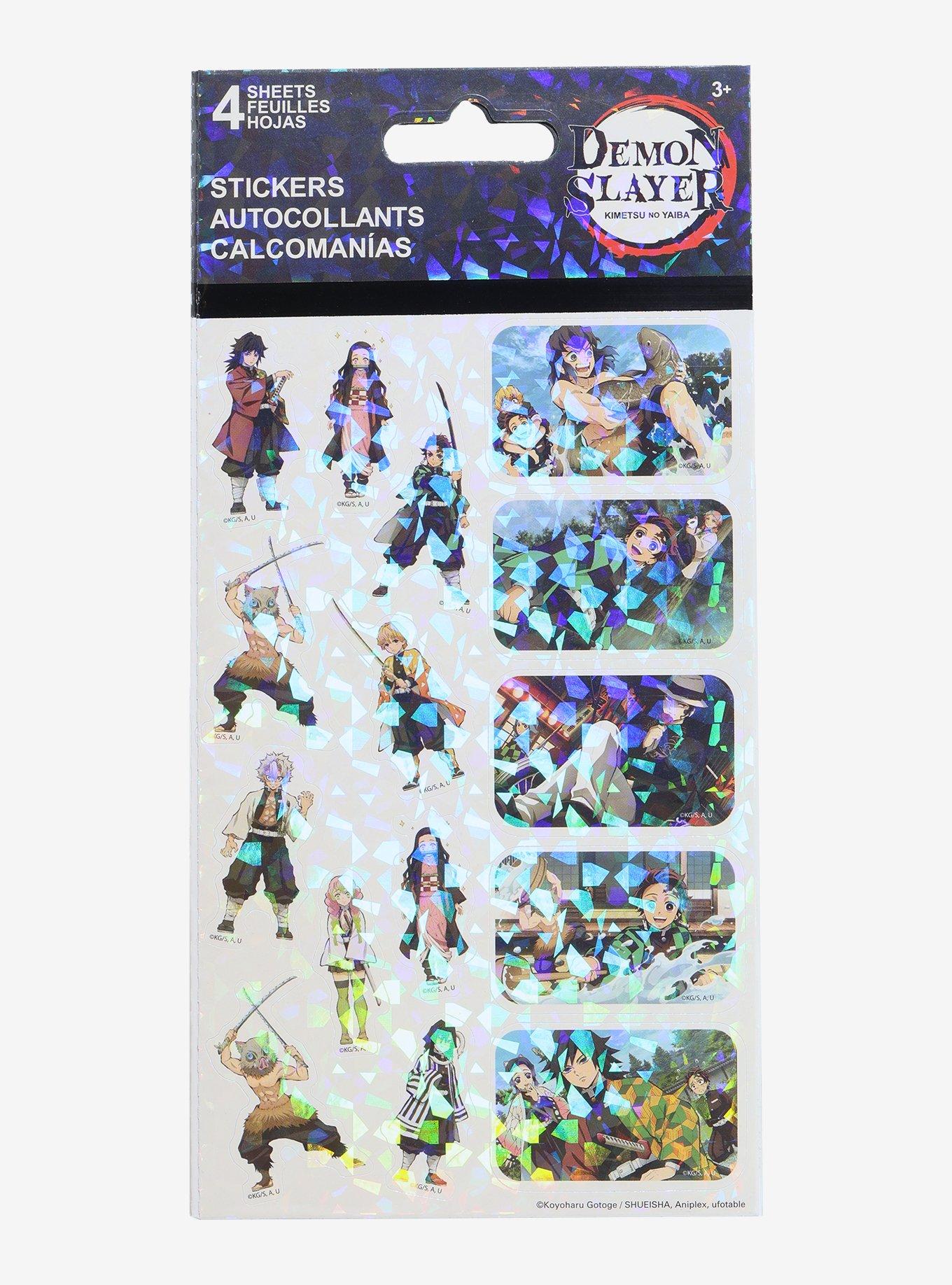 Demon Slayer: Kimetsu No Yaiba Sticker Sheet Set, , hi-res