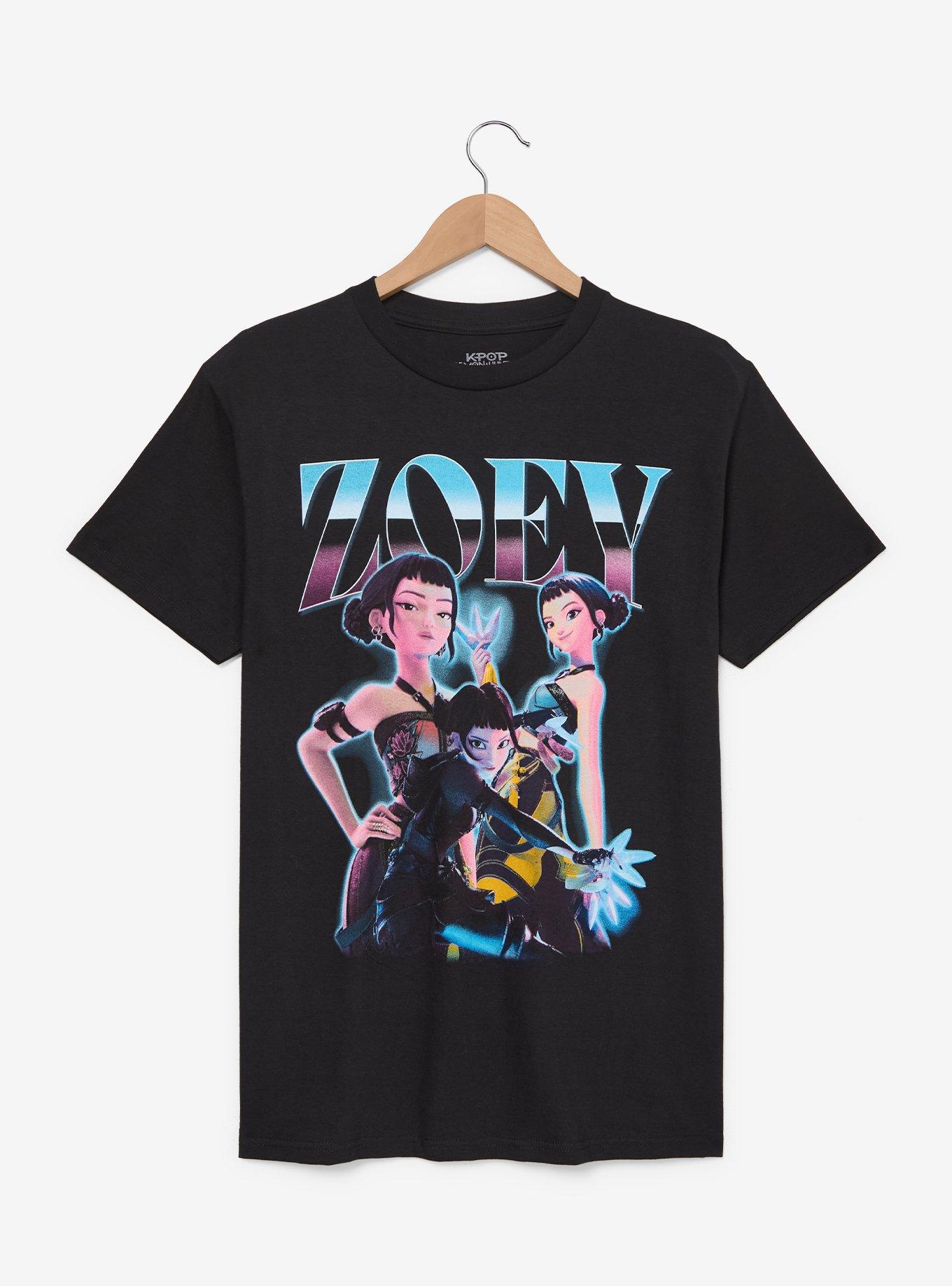 KPop Demon Hunters Zoey Multi-Portrait T-Shirt - BoxLunch Exclusive, , hi-res