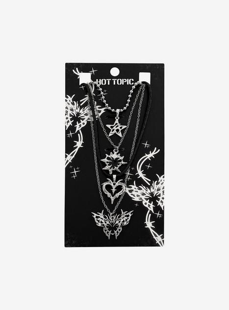 Cyber Butterfly Necklace Set | Hot Topic