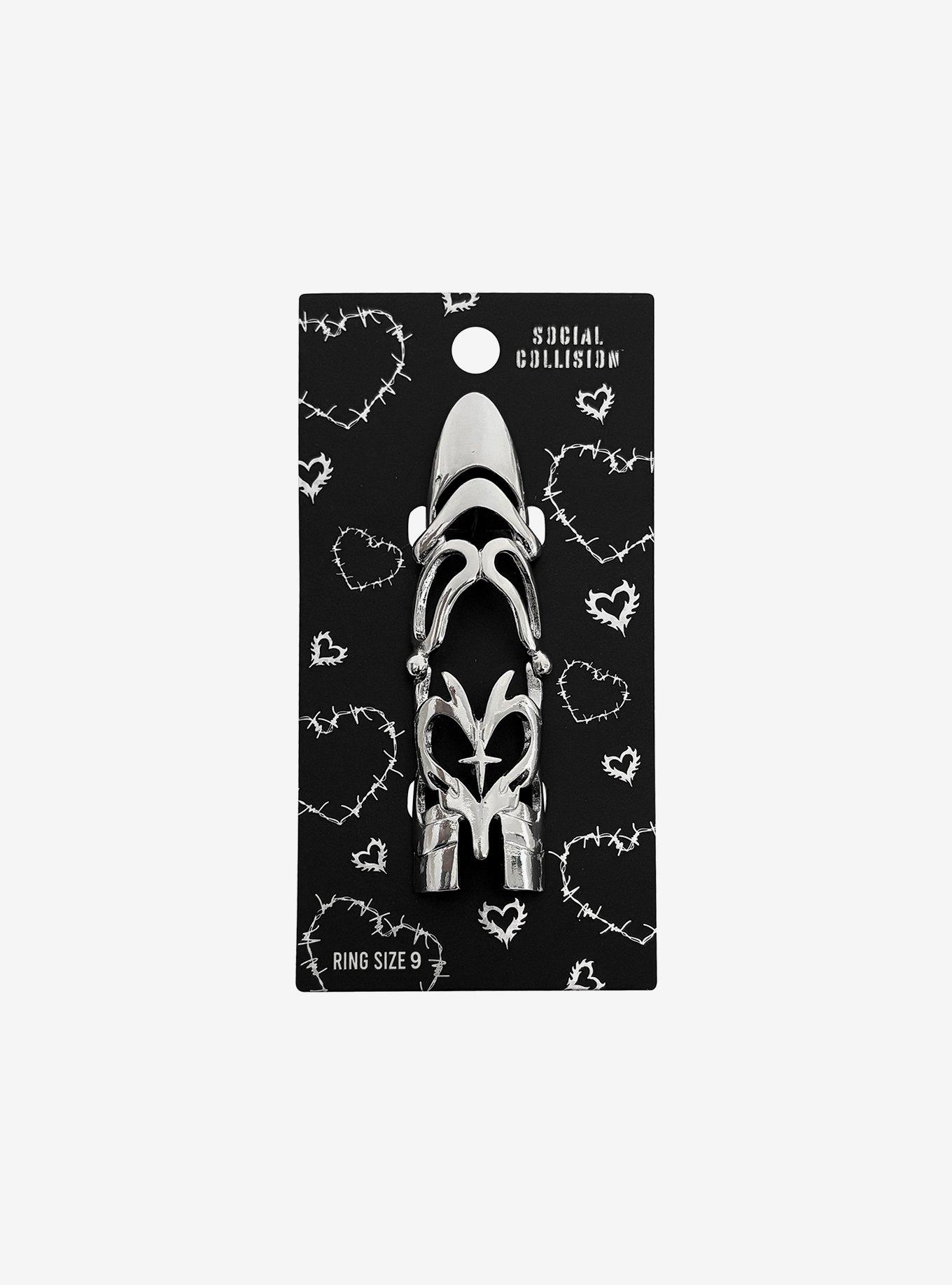 Social Collision Aurora Heart Armor Ring, , hi-res