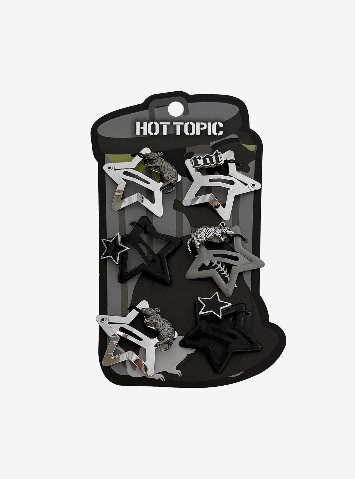 Rat Star Hair Clip Set, , hi-res