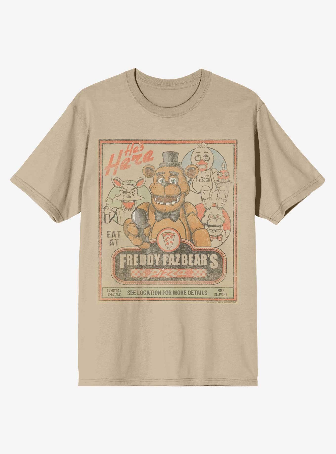 Five Nights At Freddy's Freddy Fazbear's Pizza T-Shirt, , hi-res