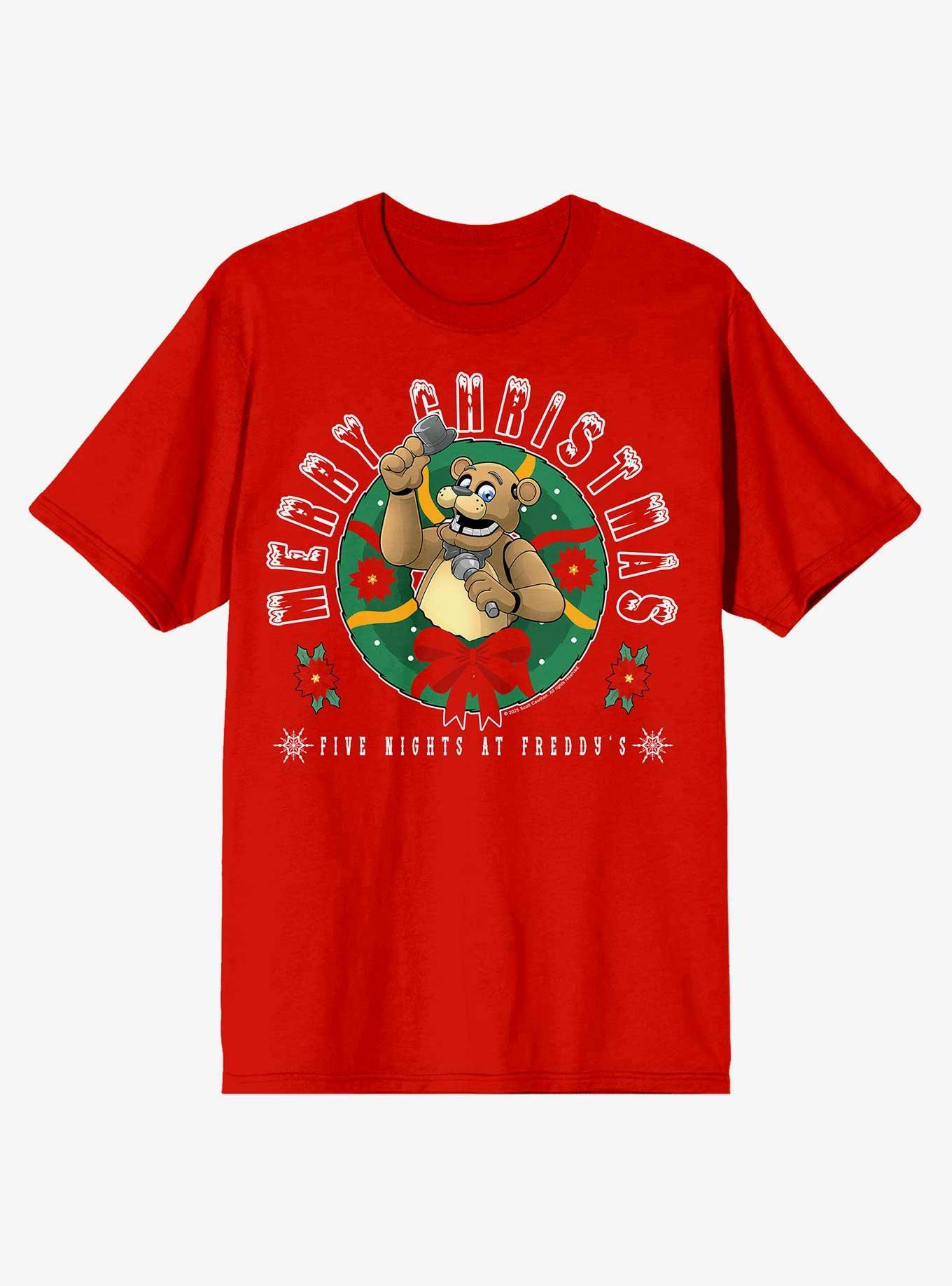 Five Nights At Freddy's Merry Christmas T-Shirt, , hi-res