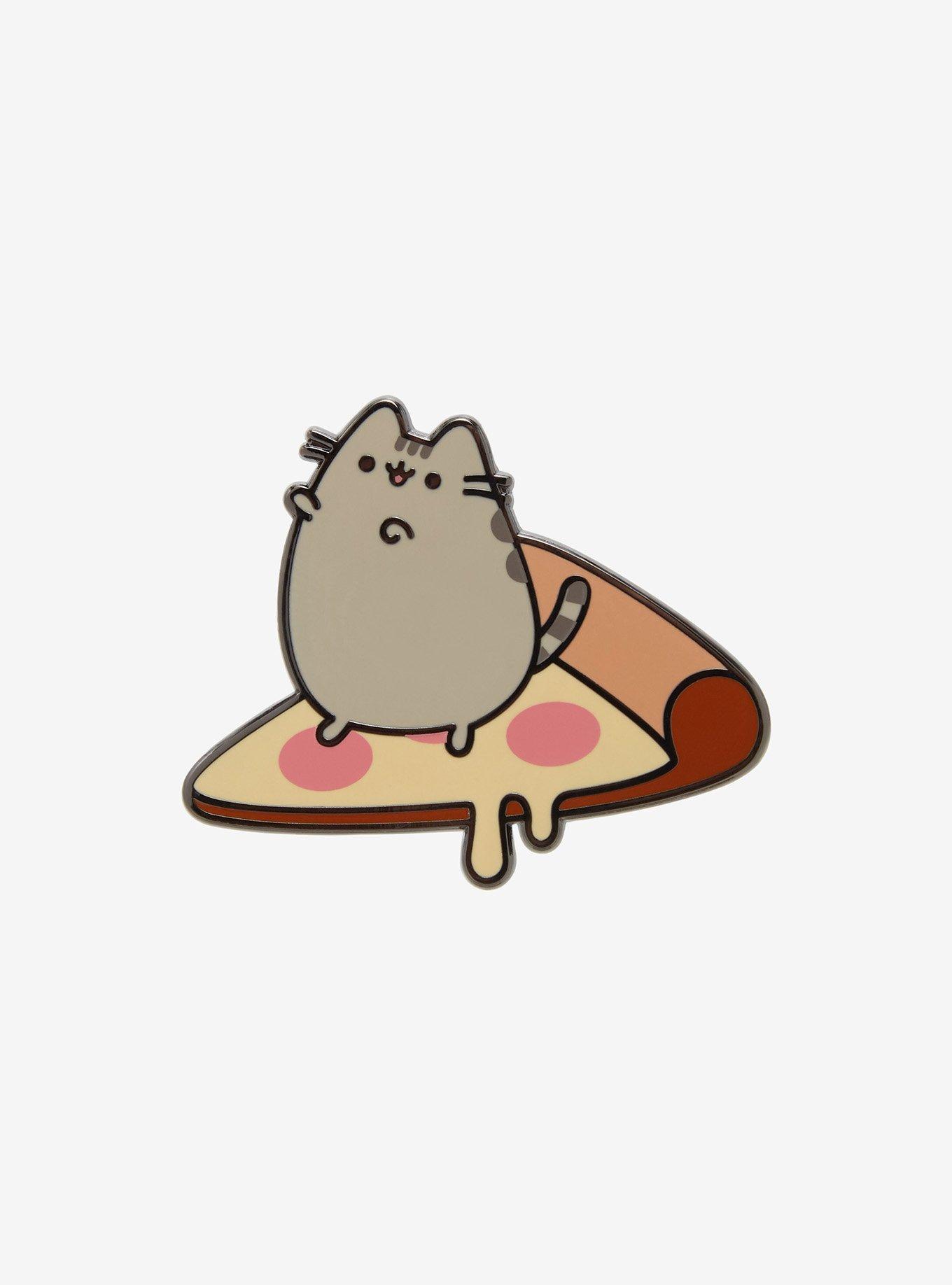 Pusheen Pizza Enamel Pin, , hi-res