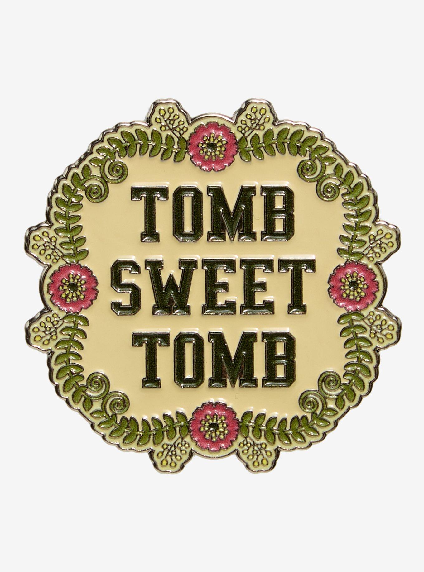 Tomb Sweet Tomb Enamel Pin, , hi-res