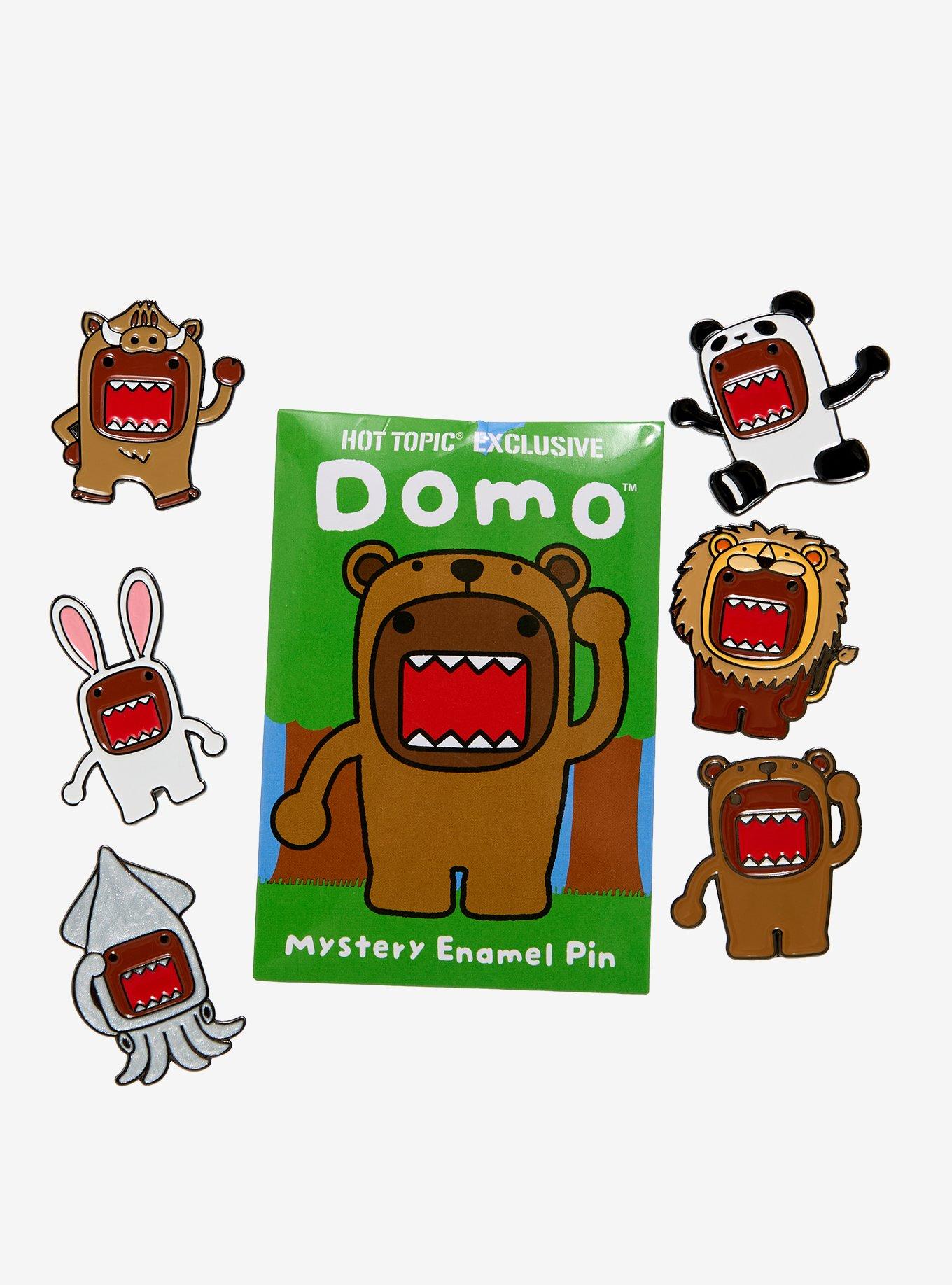 Domo Animal Costume Blind Bag Enamel Pin Hot Topic Exclusive, , hi-res