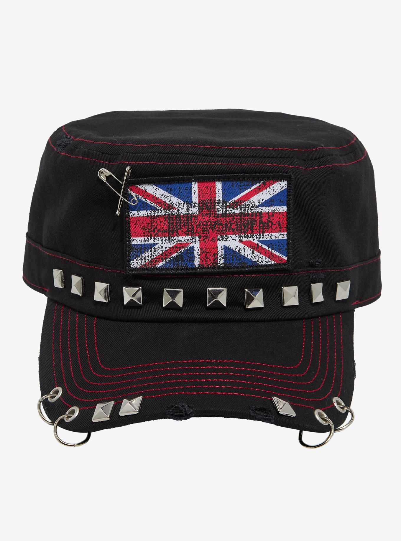 Union Jack Pierced Cadet Hat, , hi-res