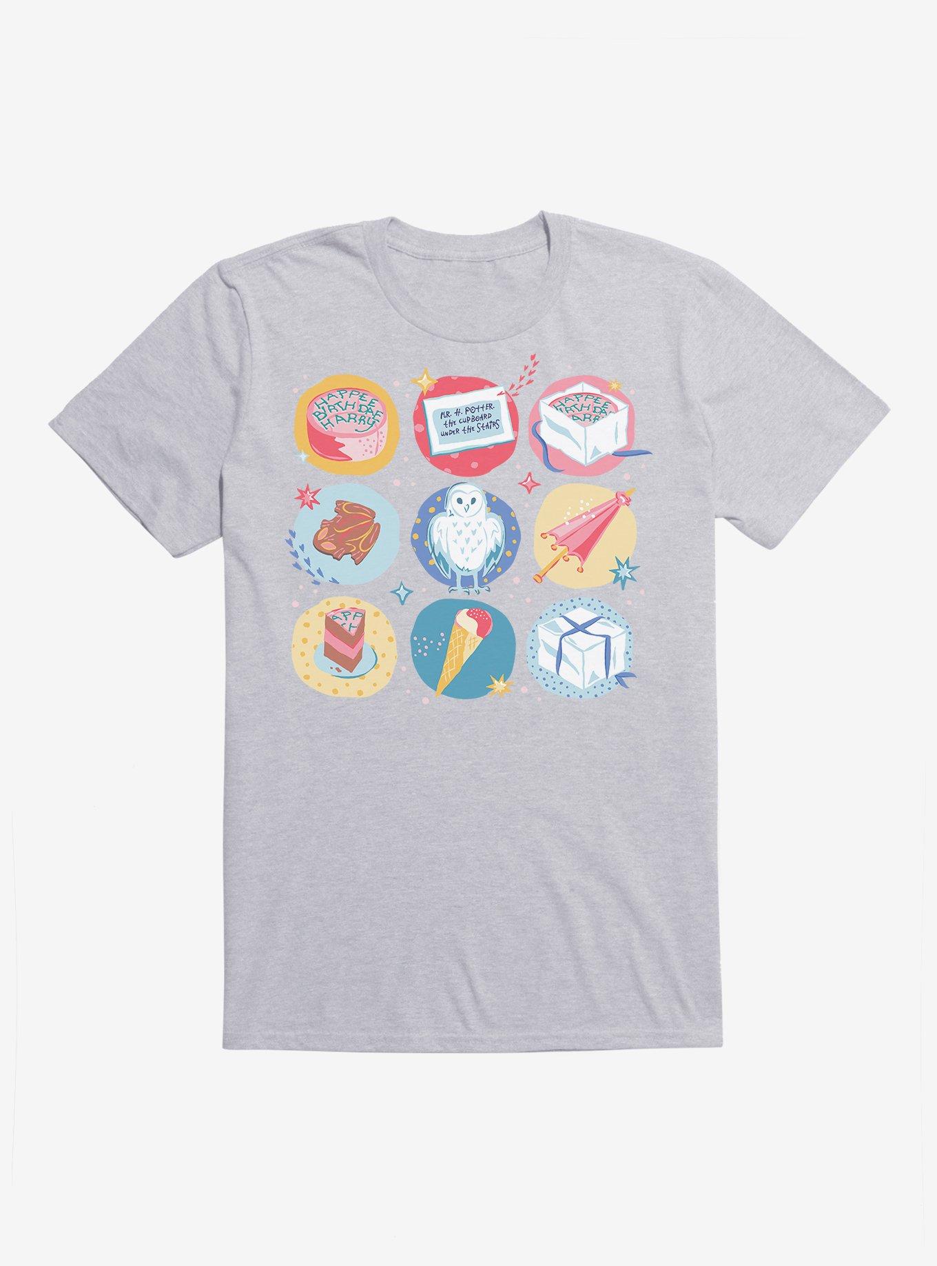 Harry Potter Birthday Icons T-Shirt, , hi-res