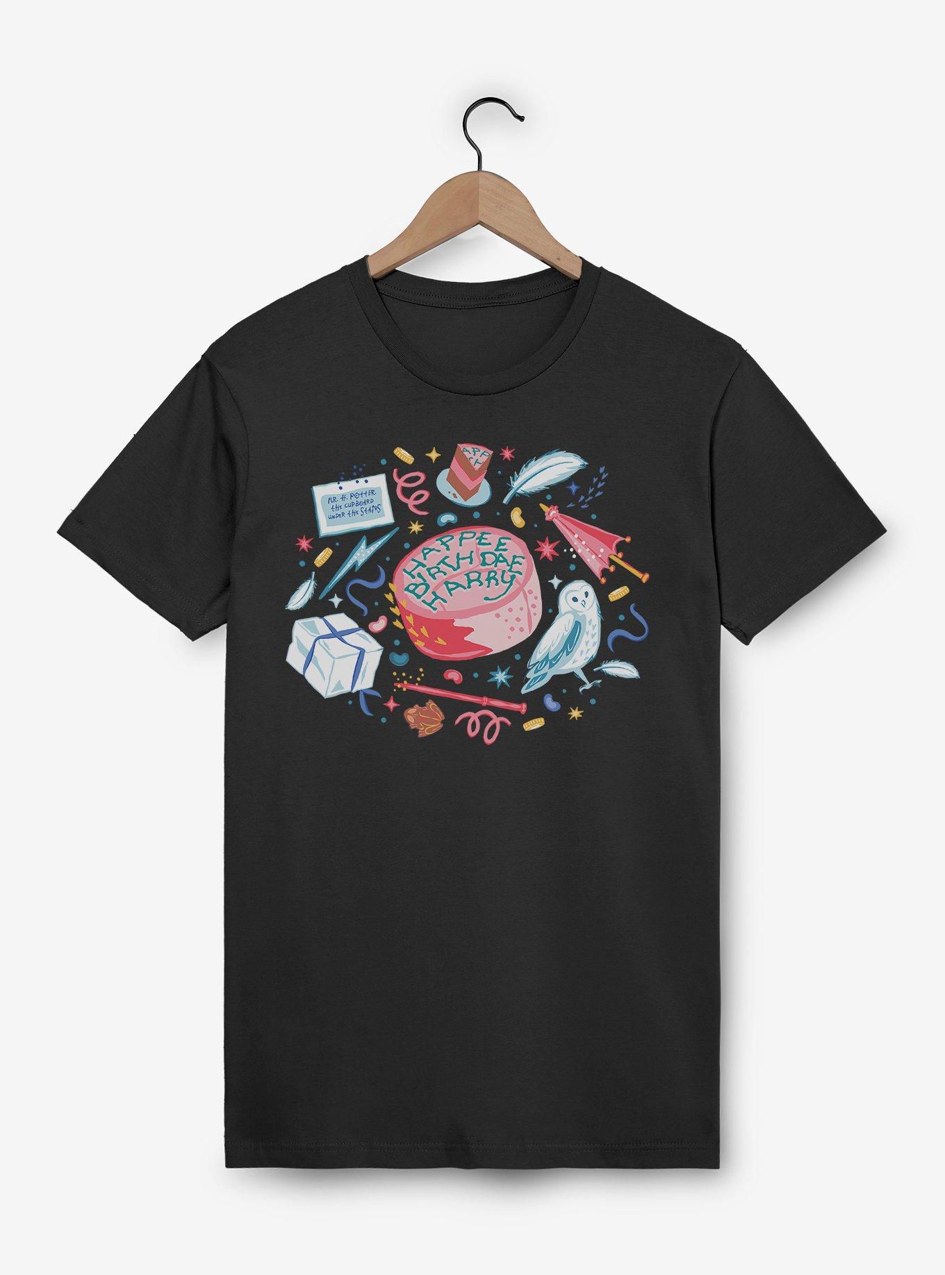 Harry Potter Happee Birthdee Cake T-Shirt, , hi-res
