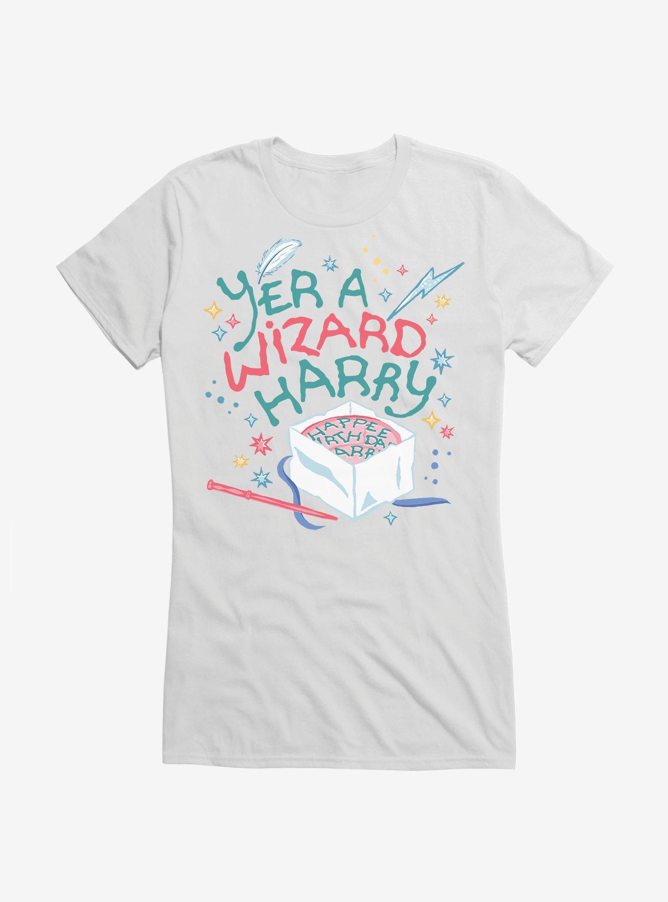 Harry Potter Yer A Wizard Cake Girls T-Shirt
