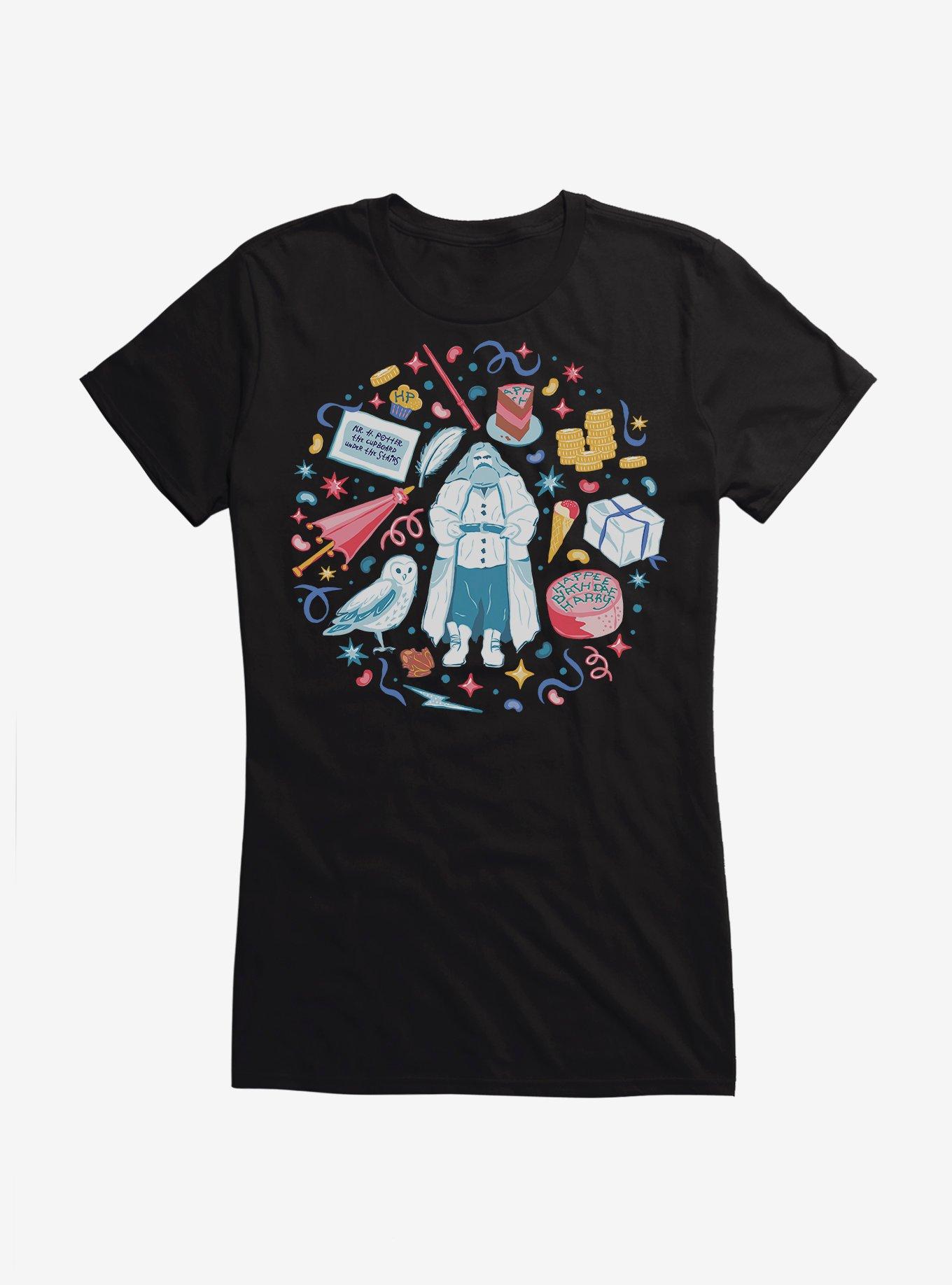 Harry Potter Hagrid Happy Birthday Girls T-Shirt, , hi-res