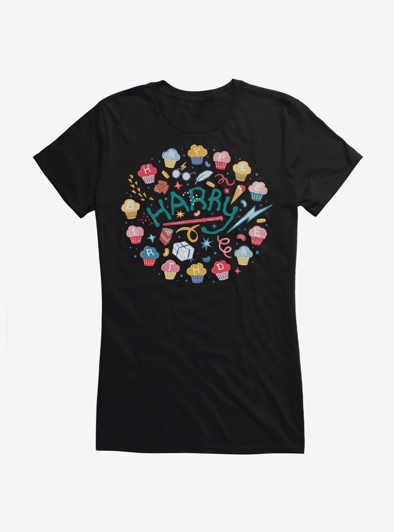 Harry Potter Birthdee Cupcakes Girls T-Shirt