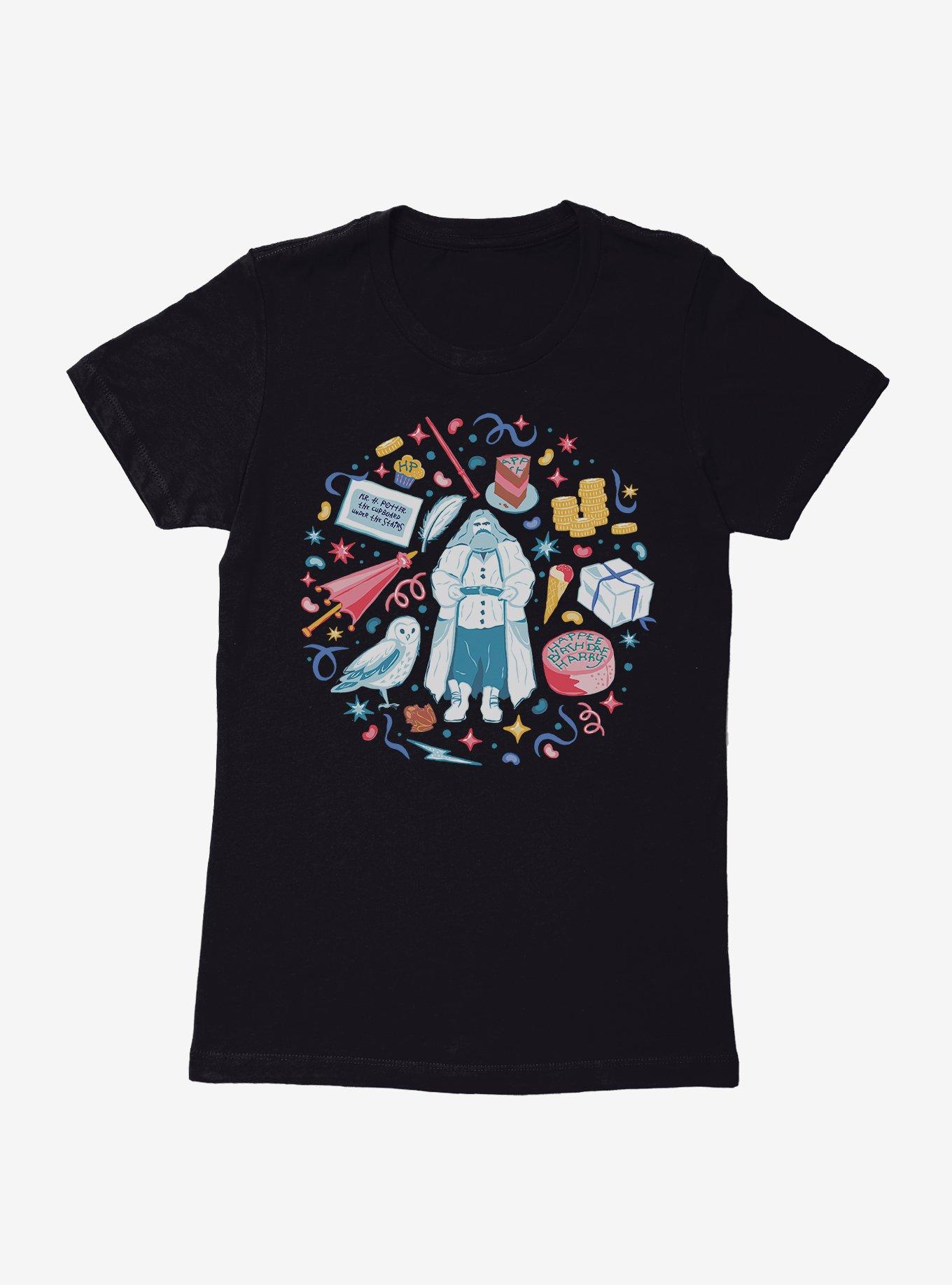 Harry Potter Hagrid Happy Birthday Womens T-Shirt, , hi-res