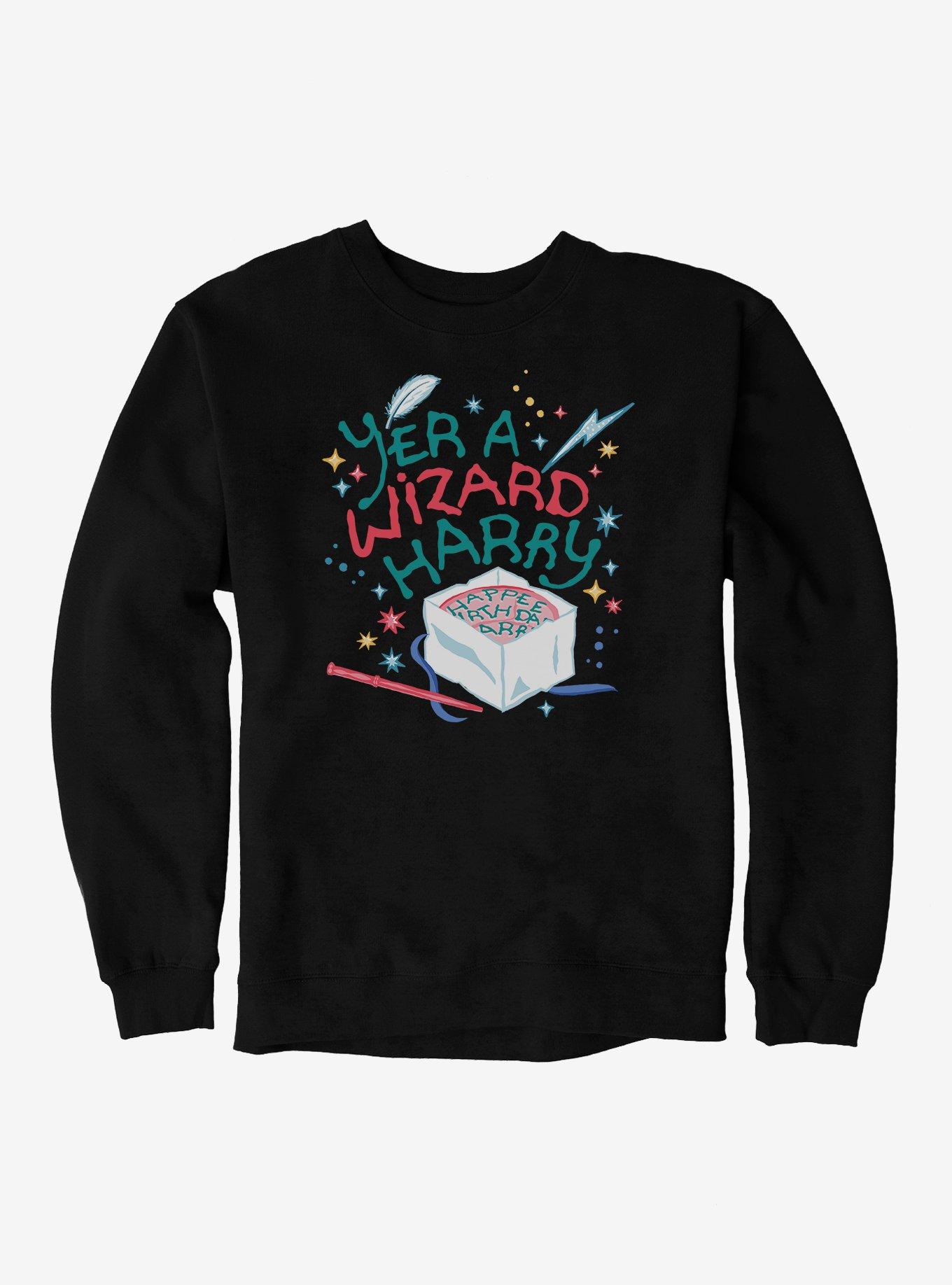 Harry Potter Yer A Wizard Cake Sweatshirt, , hi-res