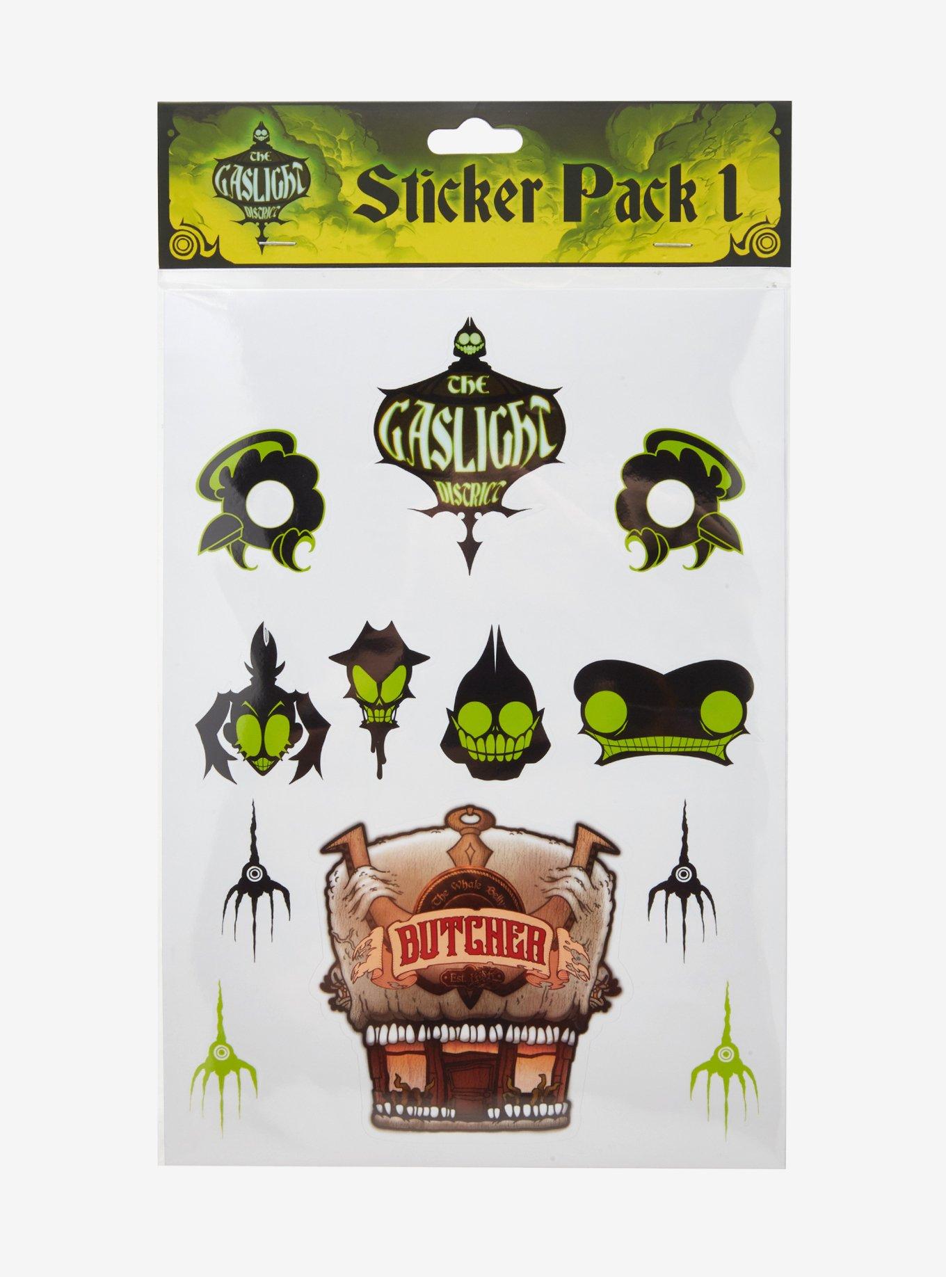 The Gaslight District Sticker Sheet Set, , hi-res