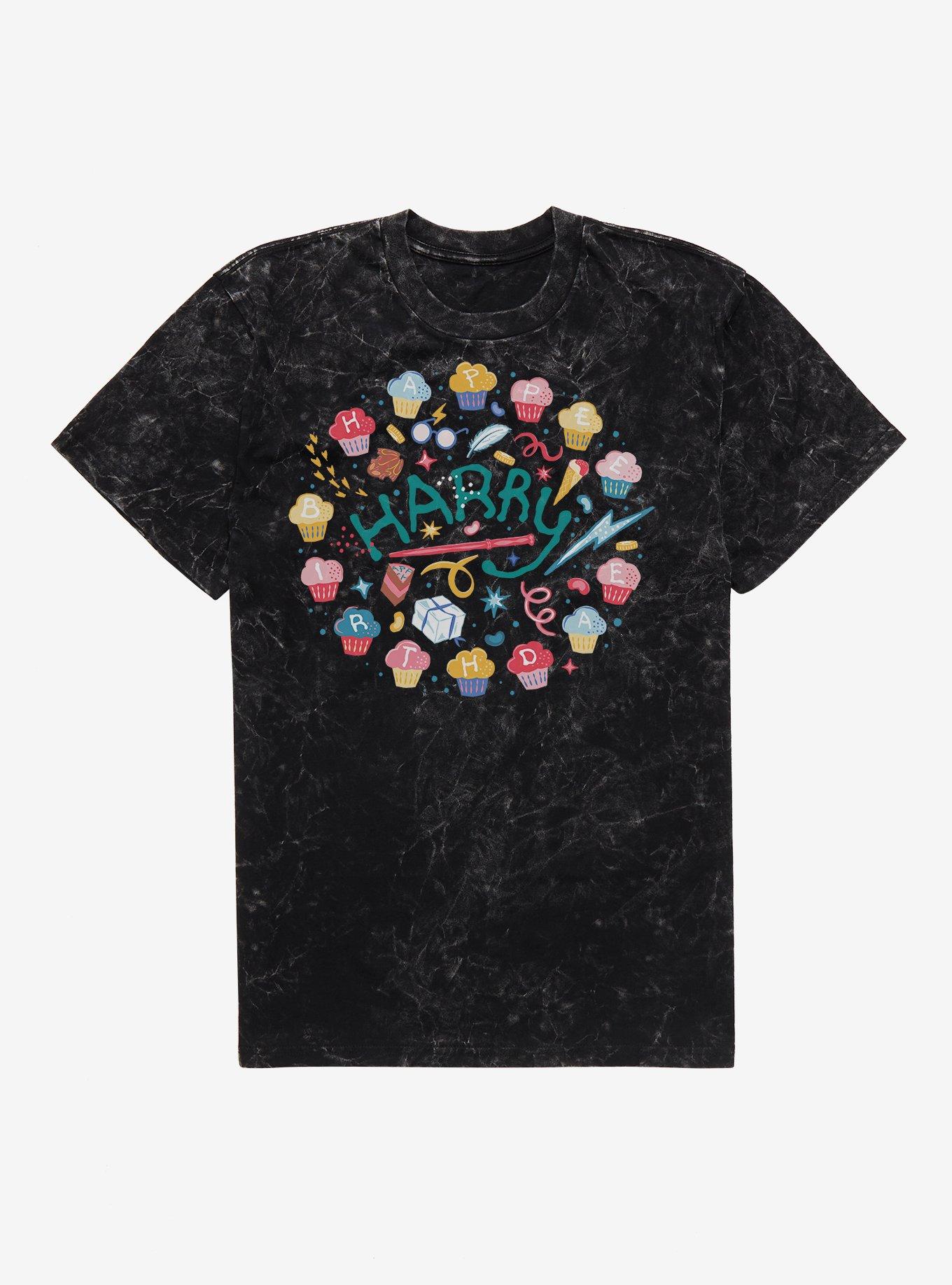 Harry Potter Birthdee Cupcakes Mineral Wash T-Shirt, , hi-res