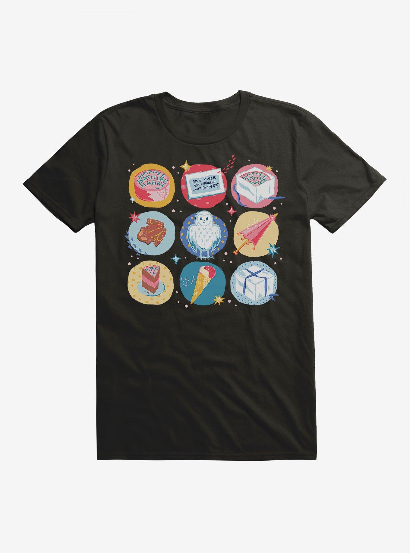 Harry Potter Birthday Icons T-Shirt, , hi-res