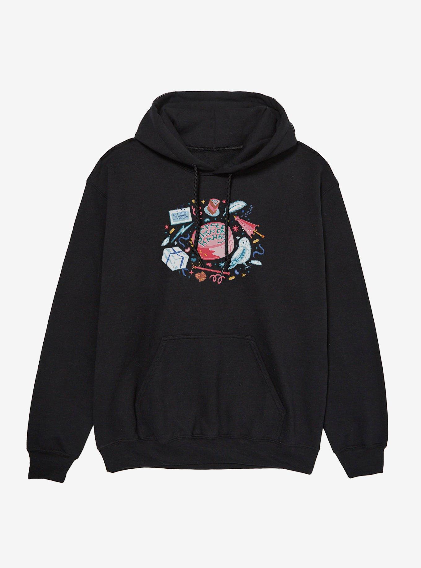Harry Potter Happee Birthdee Cake Hoodie, , hi-res