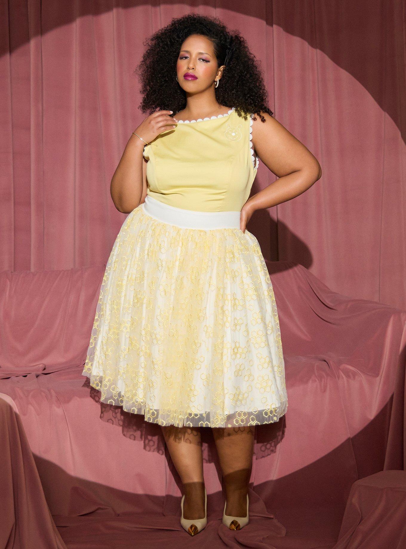Her Universe Disney Winnie The Pooh Tulle Retro Dress Plus Size Her Universe Exclusive, , hi-res