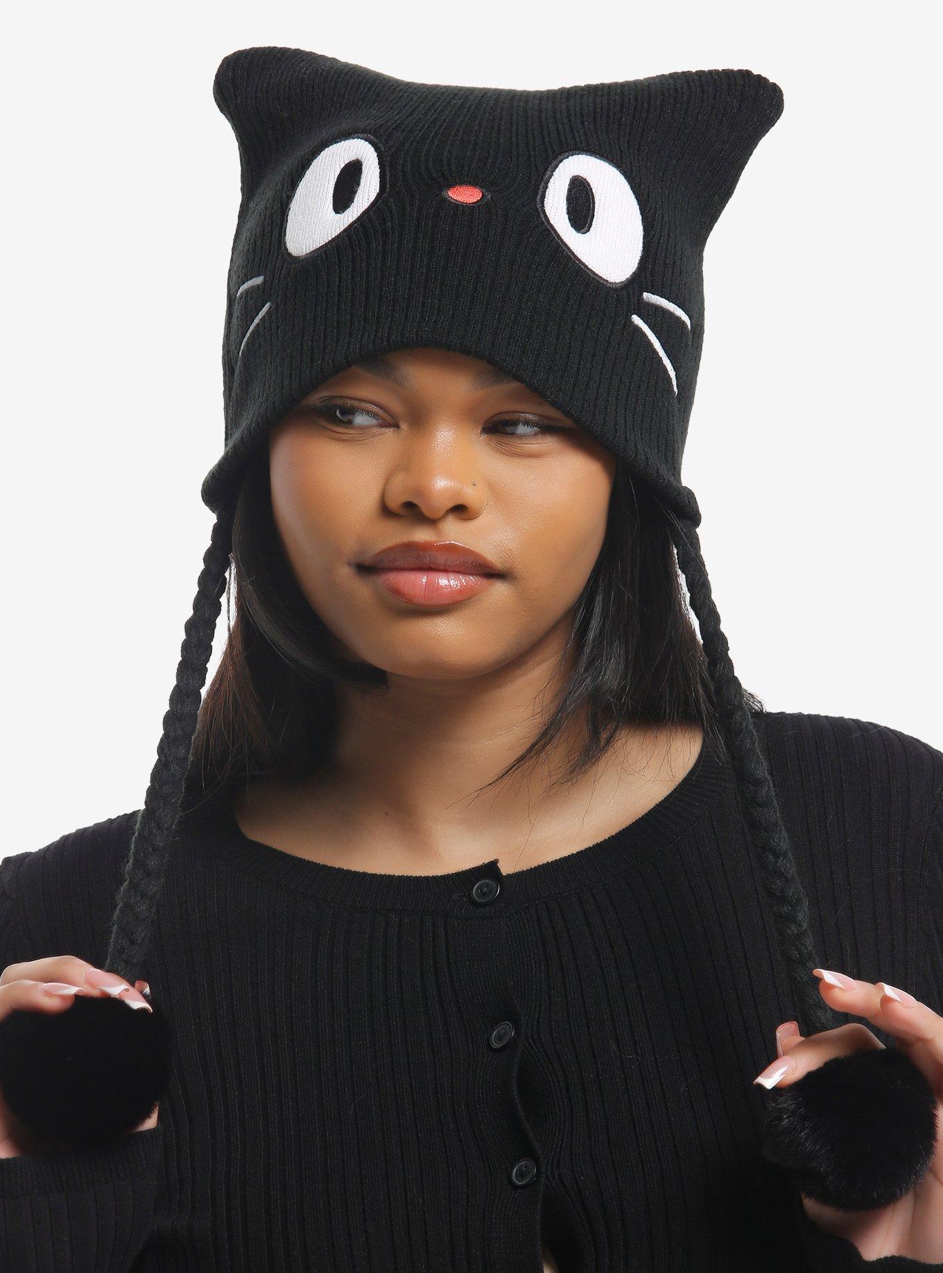 Studio Ghibli&reg; Kiki's Delivery Service Jiji Subtle Ear Tassel Beanie, , hi-res