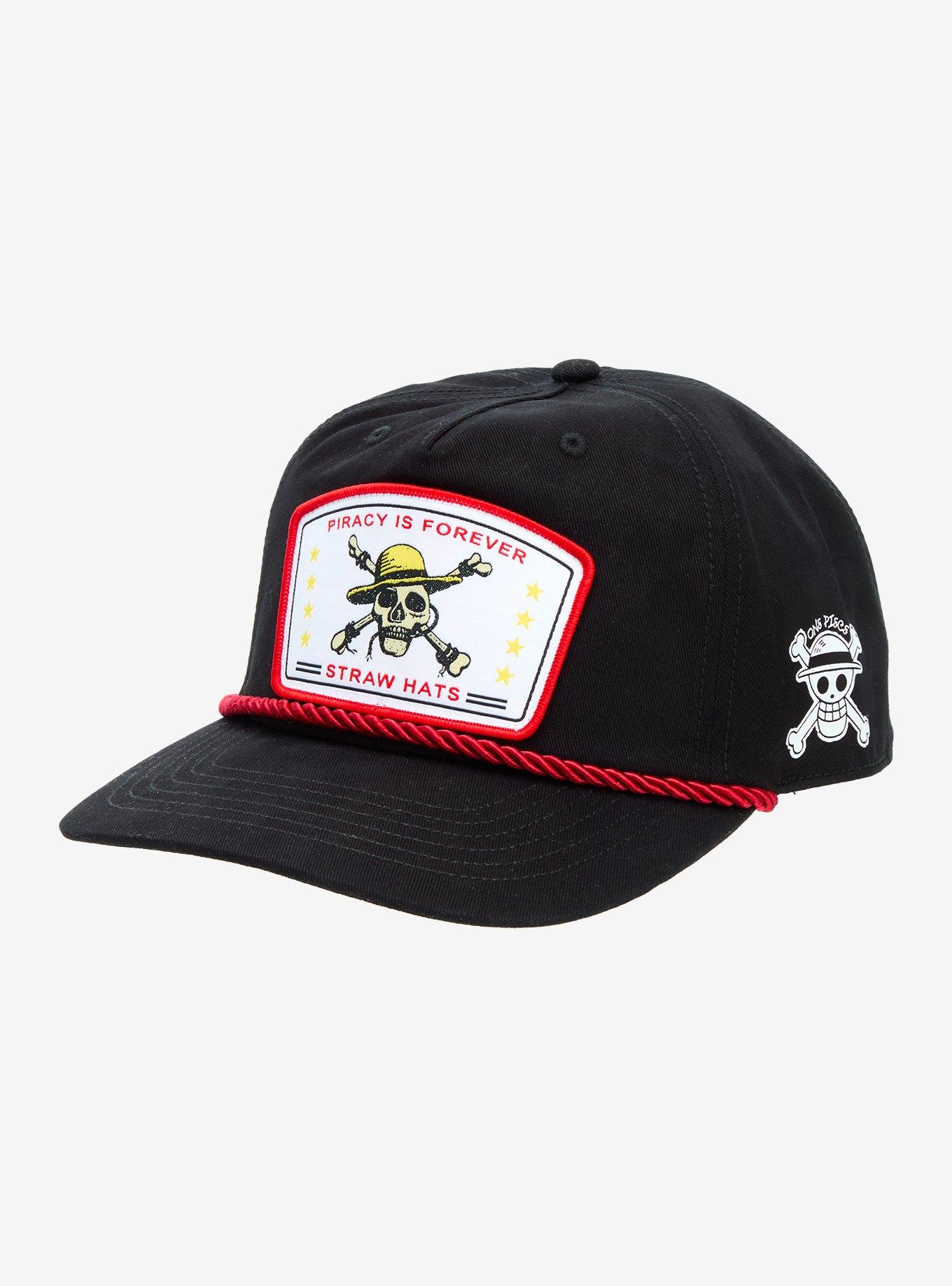 One Piece Jolly Roger Cord Snapback Hat, , hi-res