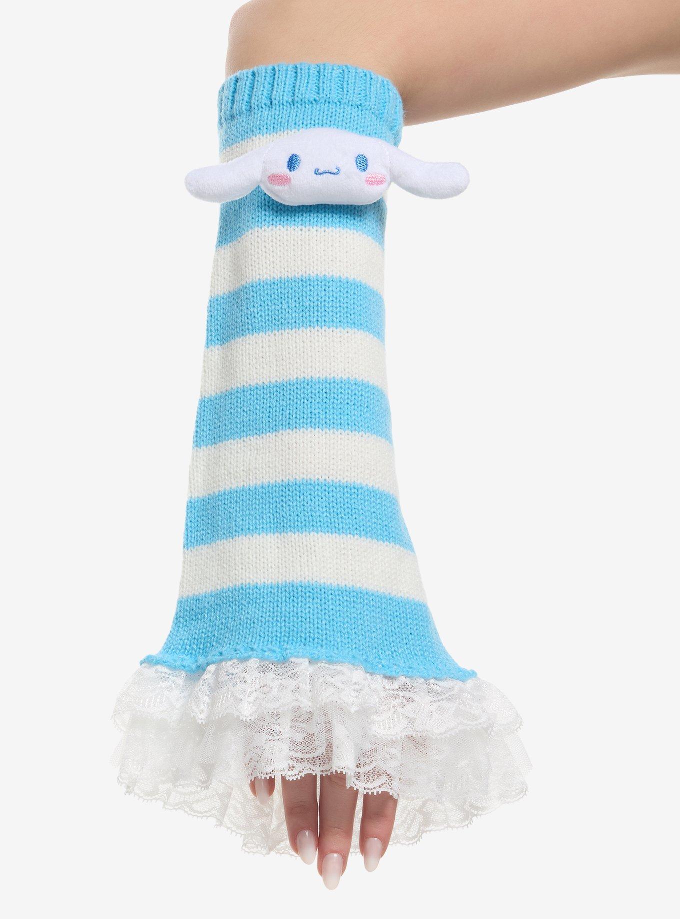 Cinnamoroll Lace Plush Arm Warmers | Hot Topic