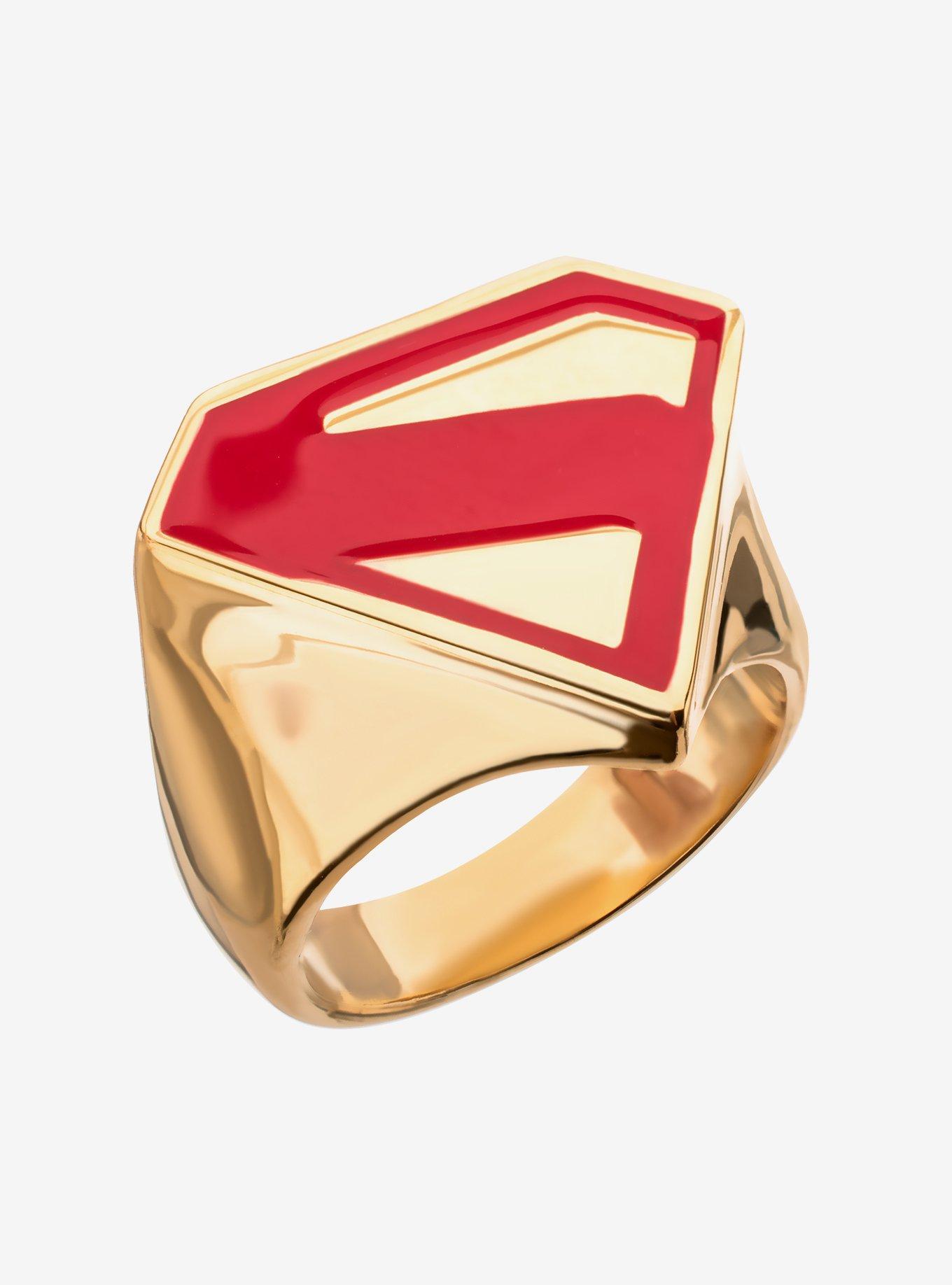 DC Comics Superman Logo Signet Ring, , hi-res