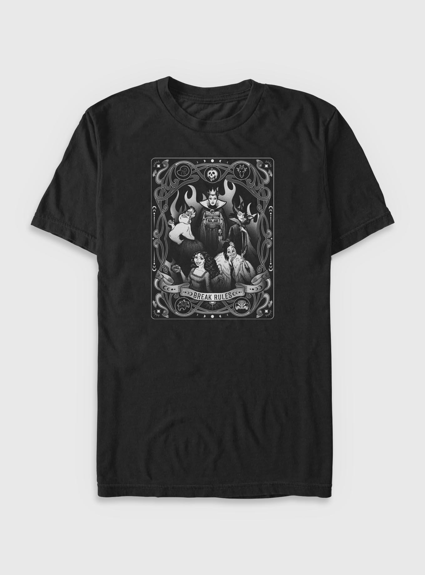 Disney Villains Villains Tarot Break Rules Big & Tall, BLACK, hi-res