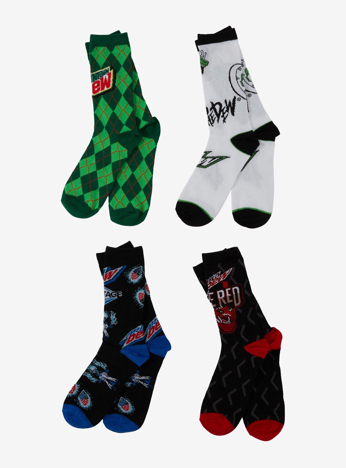 Mountain Dew Blind Bag Crew Socks, , hi-res