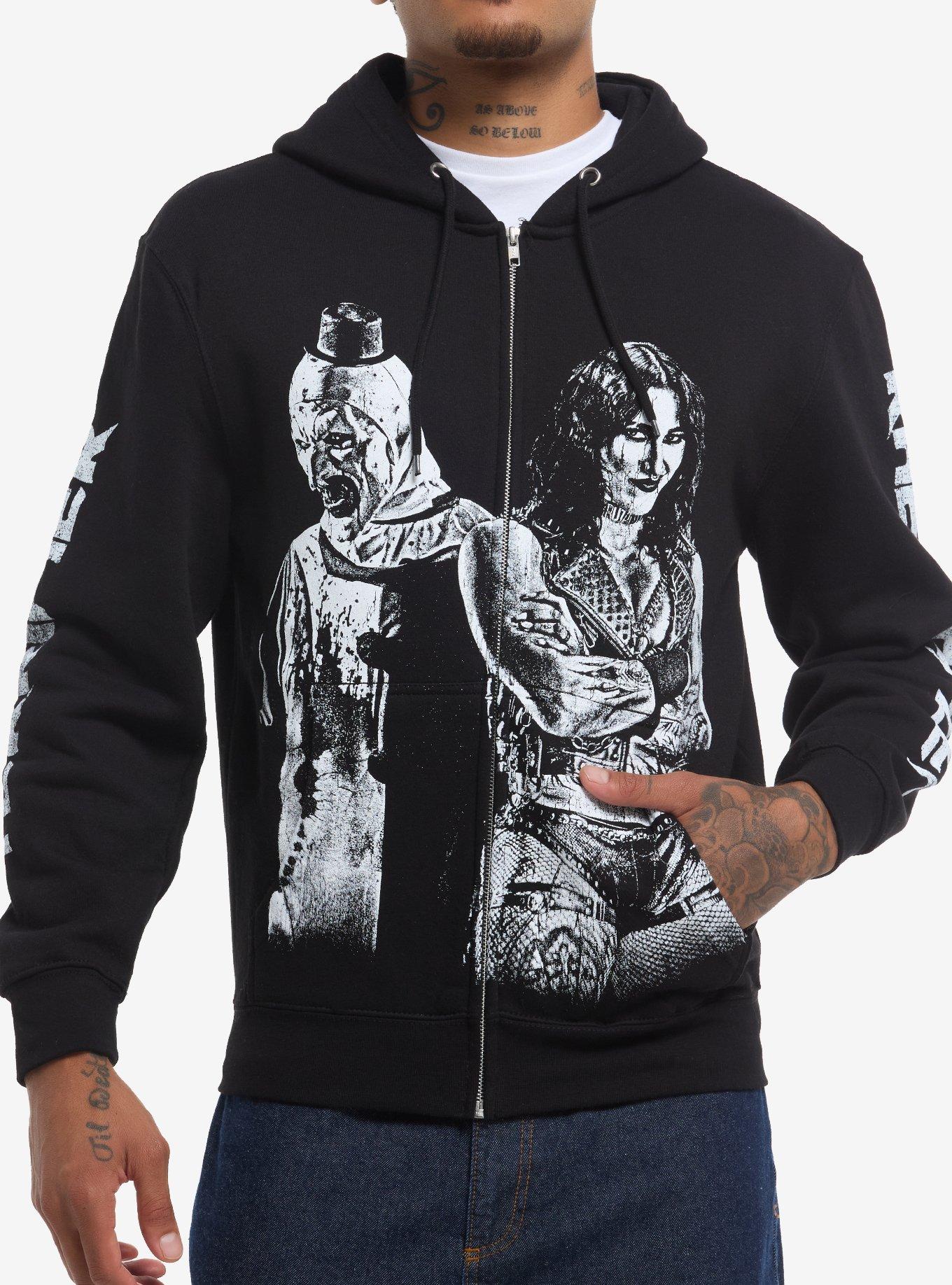 Rhea Ripley X Terrifier Duo Hoodie, BLACK, hi-res