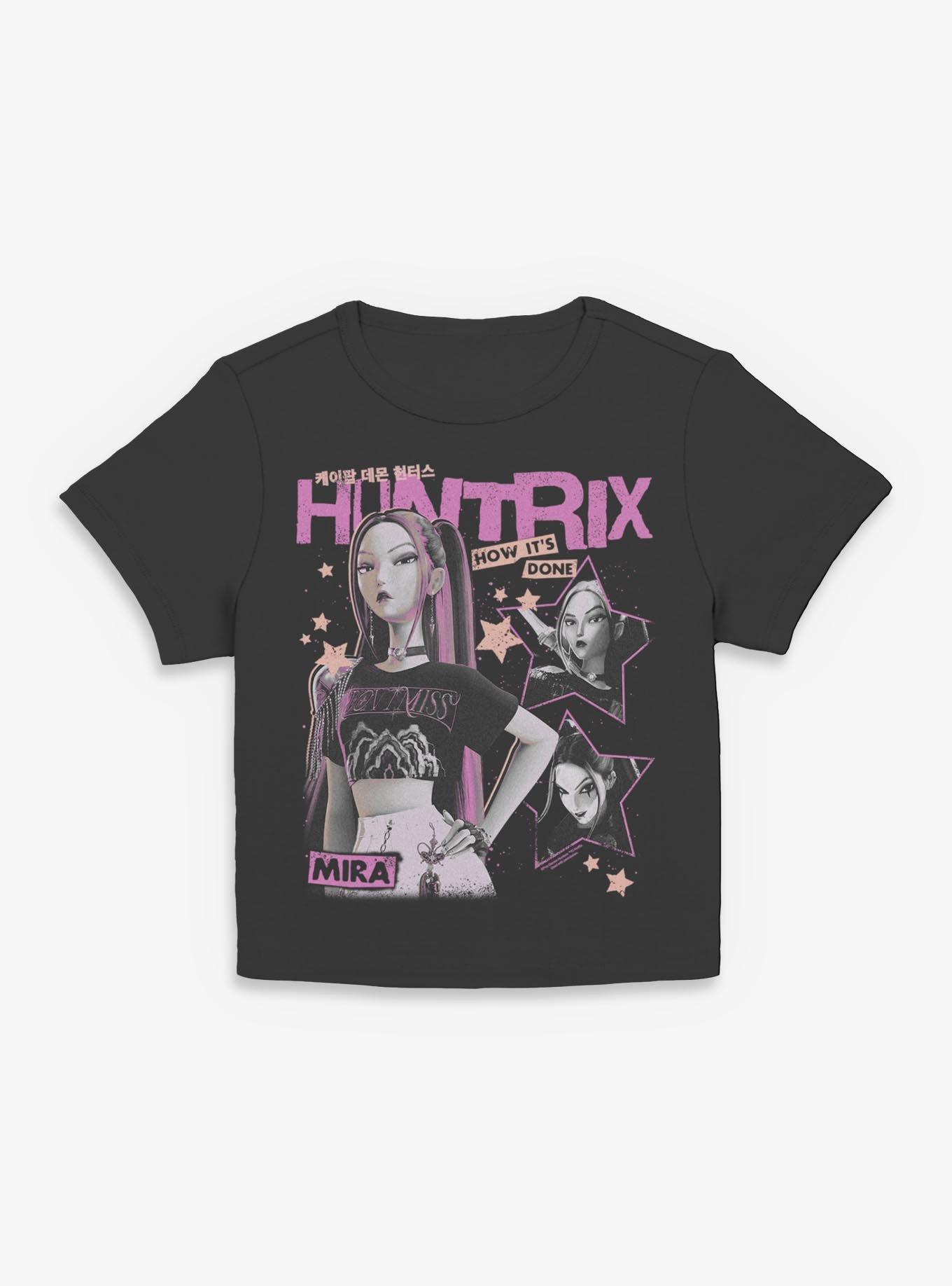 KPop Demon Hunters Huntrix Mira Stars Collage Women Baby T-Shirt, , hi-res