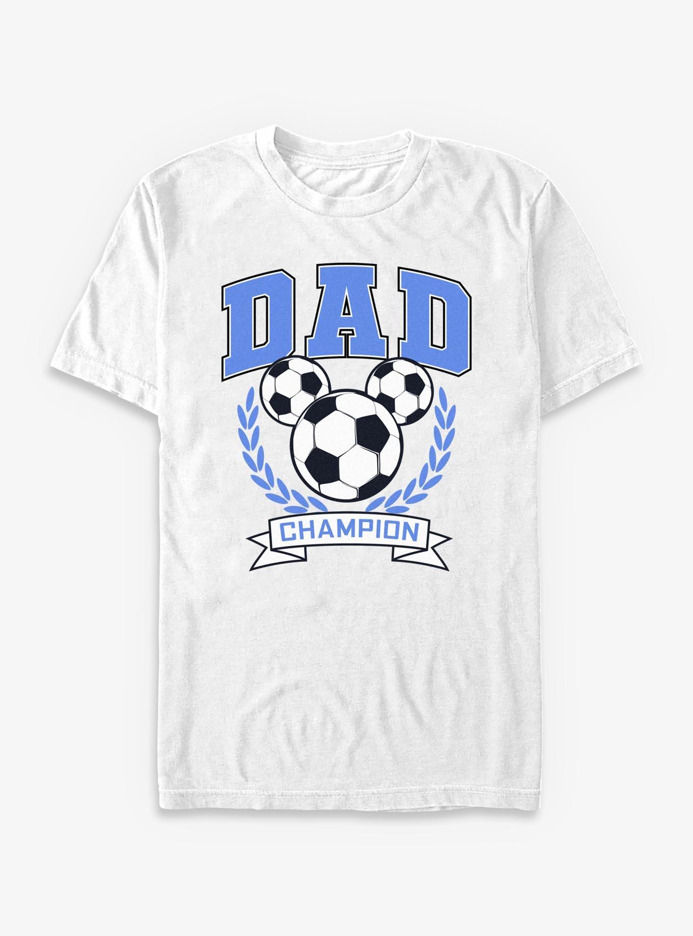 Disney Mickey Mouse Dad Soccer Champion T-Shirt