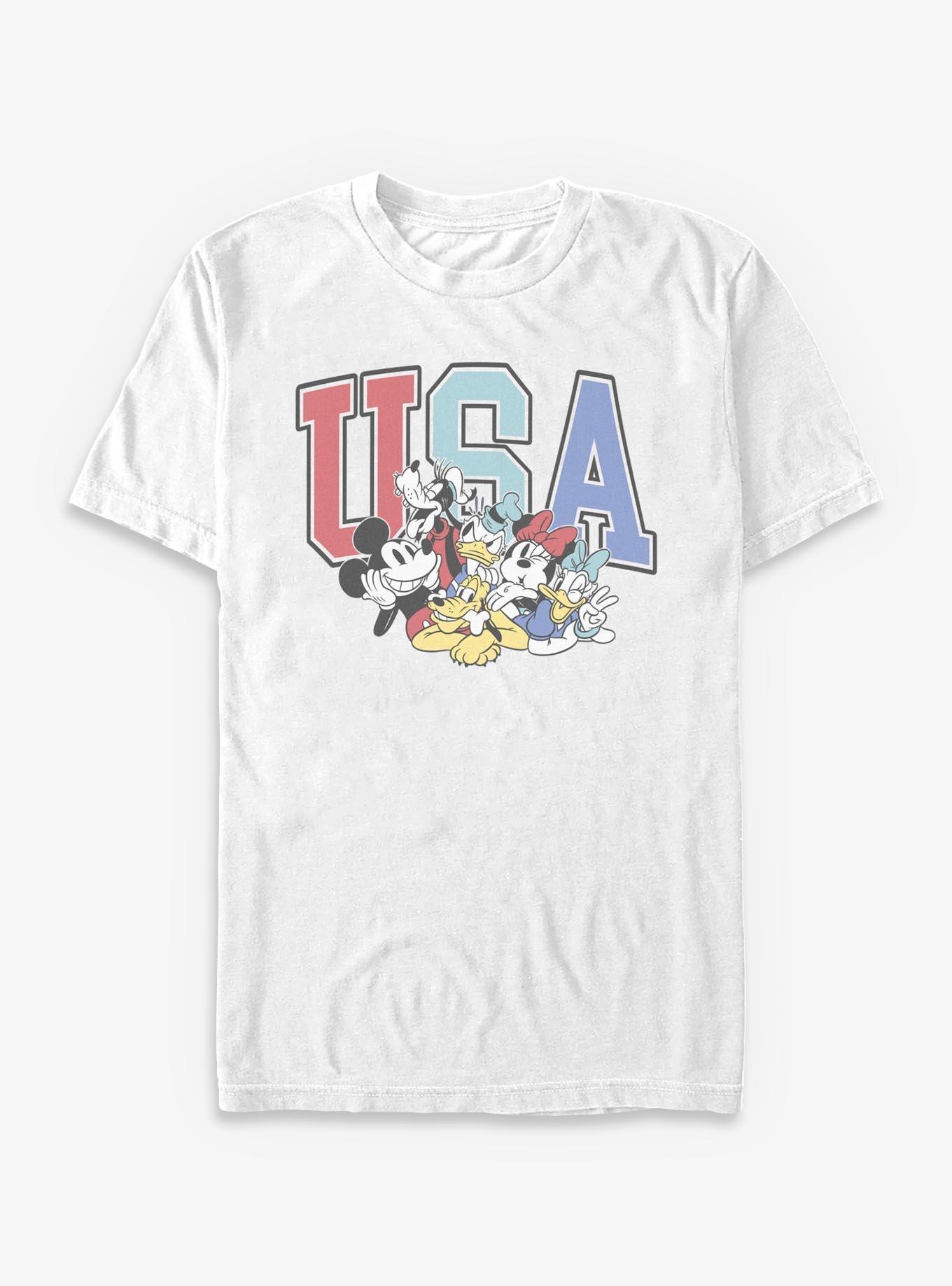 Disney Mickey Mouse USA Friends T-Shirt