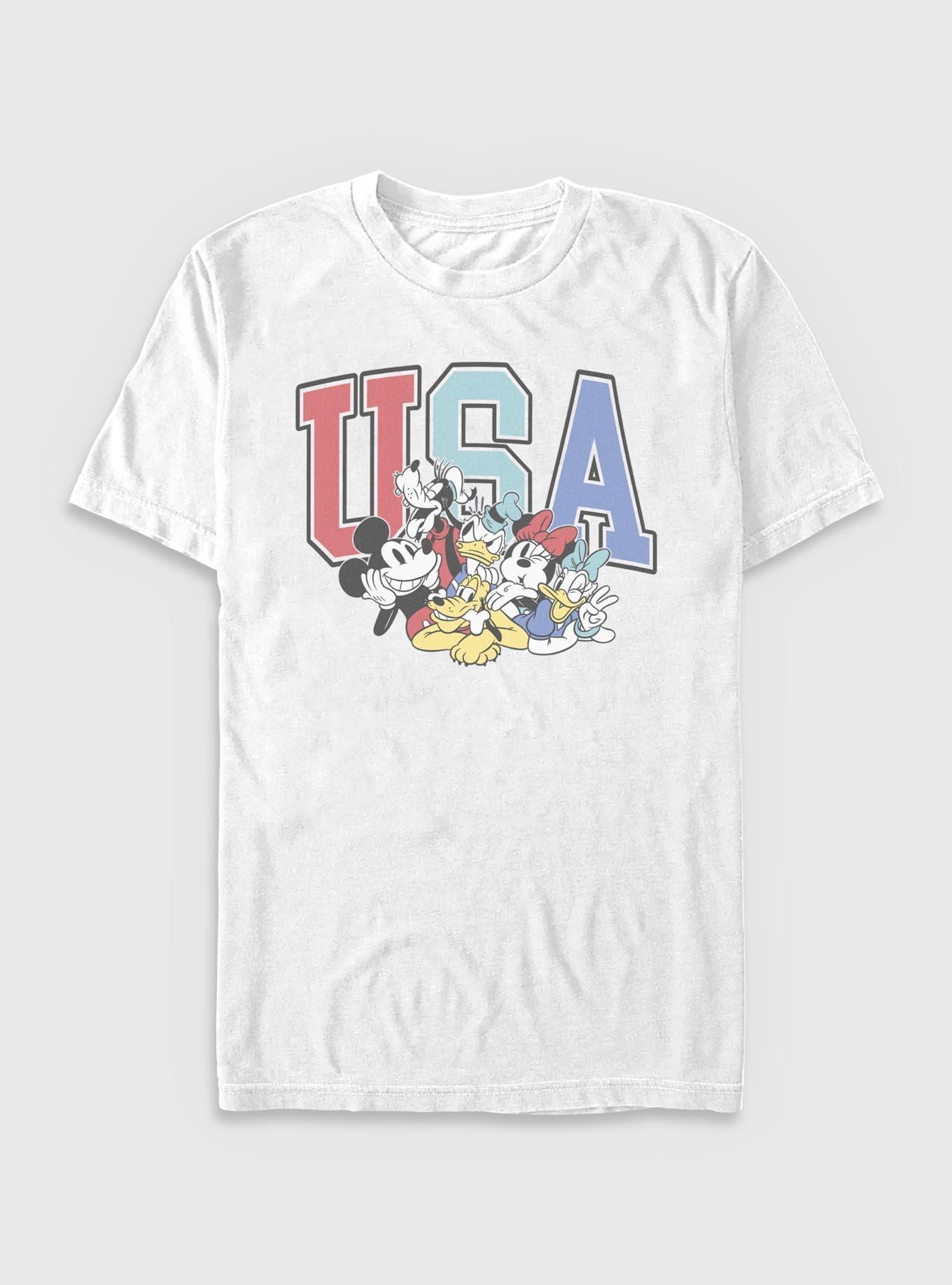 Disney Mickey Mouse USA Friends T-Shirt, , hi-res