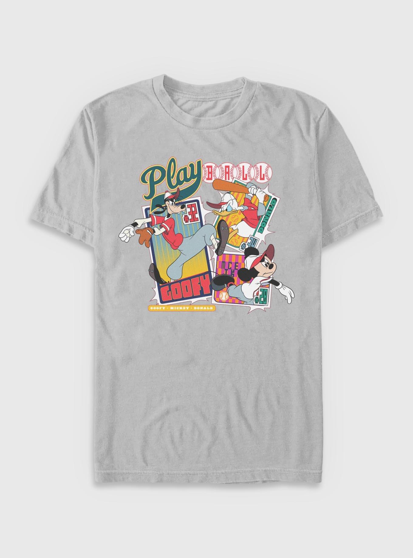 Disney Mickey Mouse Goofy & Donald Play Ball T-Shirt, , hi-res