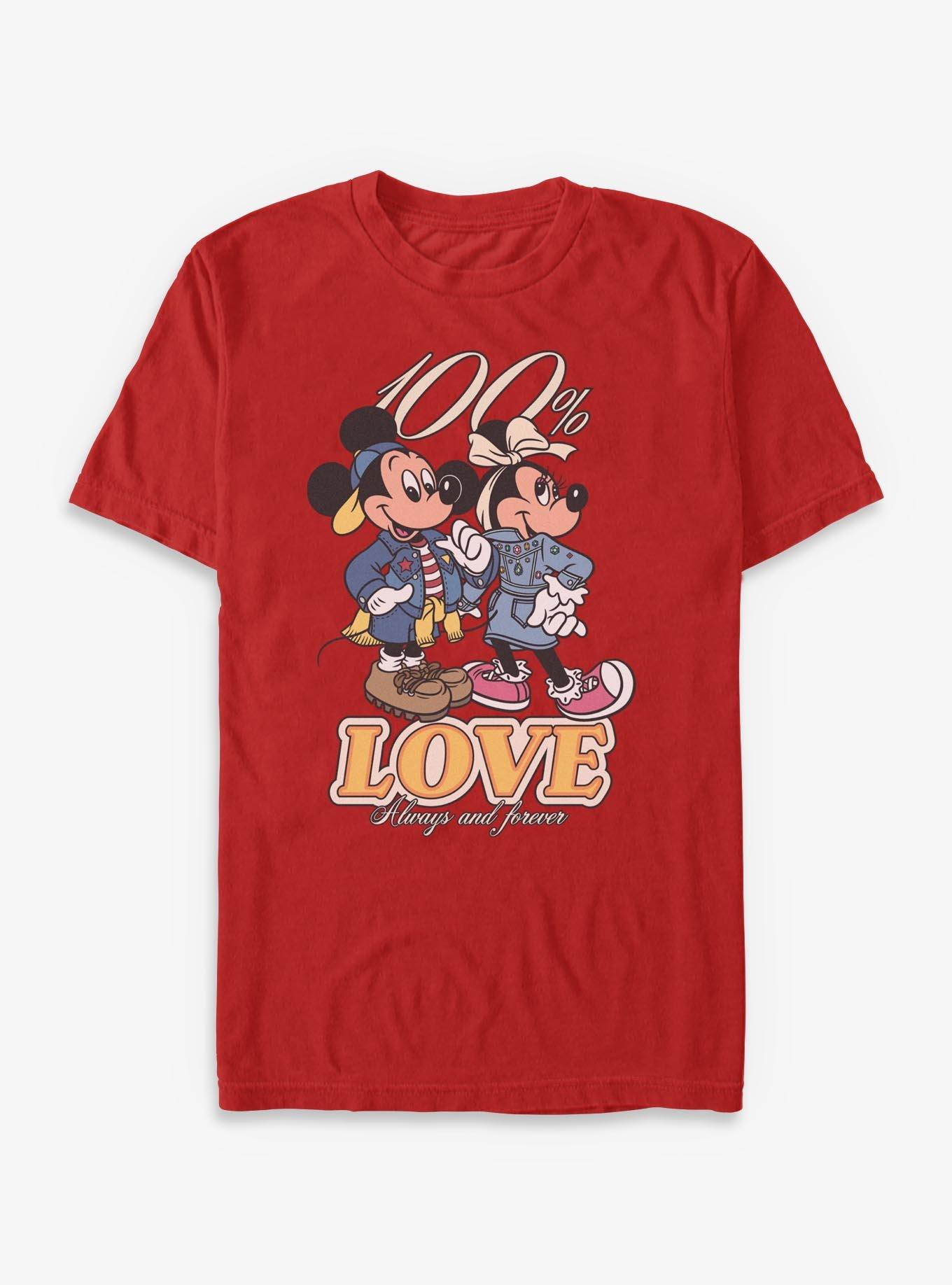 Disney Mickey Mouse Love Always And Forever T-Shirt