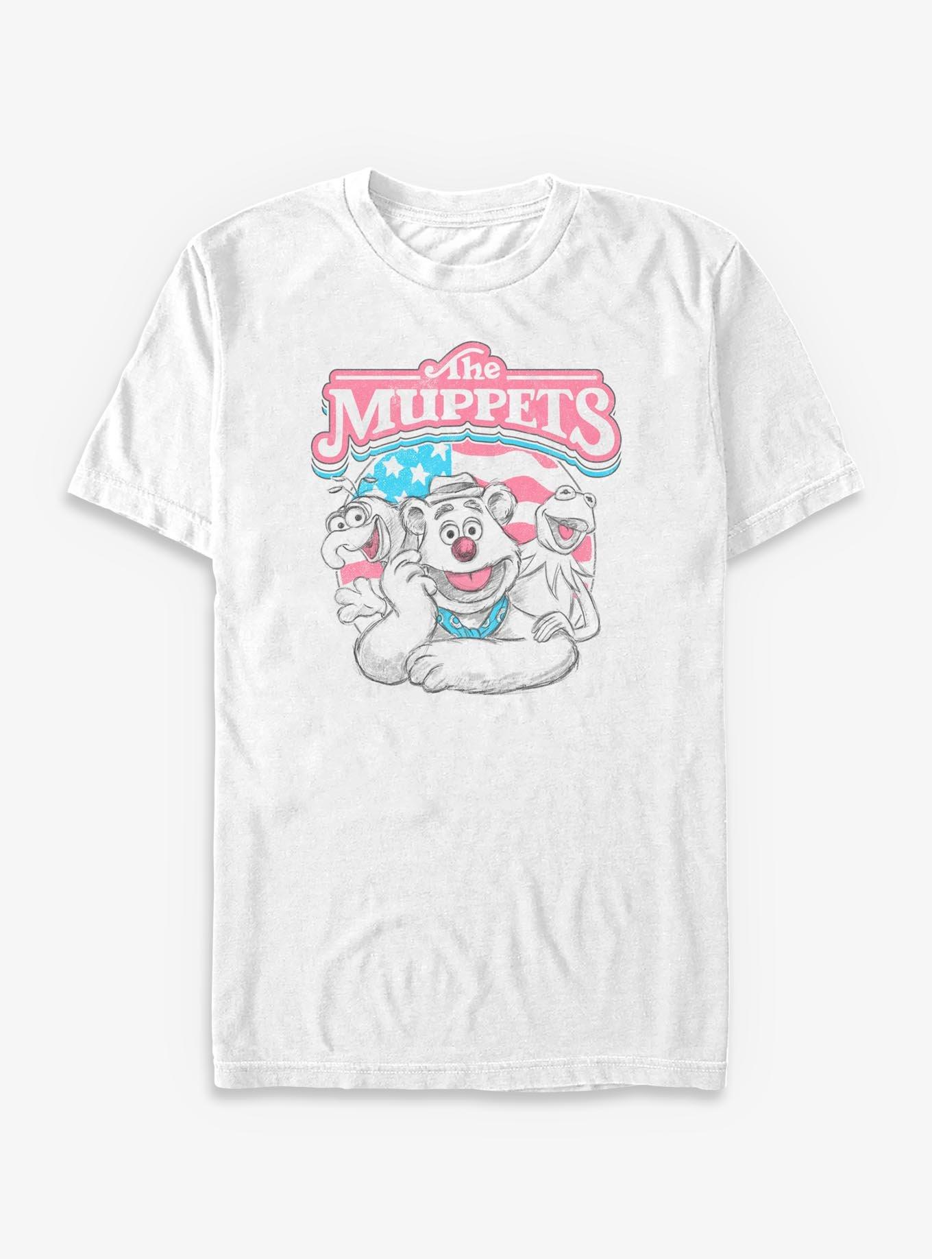 Disney The Muppets Vintage Flag T-Shirt