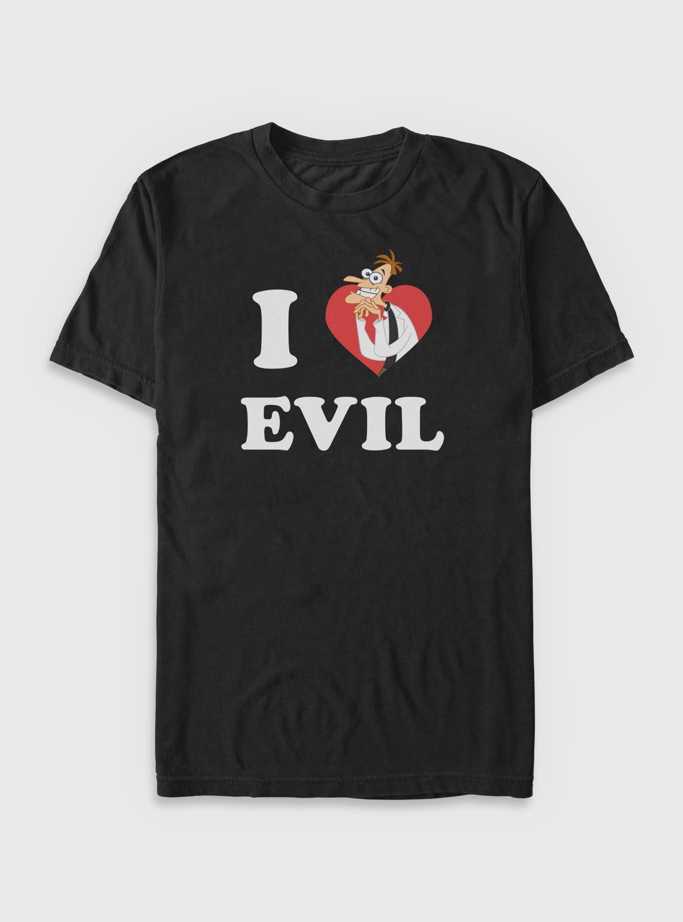Disney Phineas and Ferb I Heart Evil T-Shirt, , hi-res